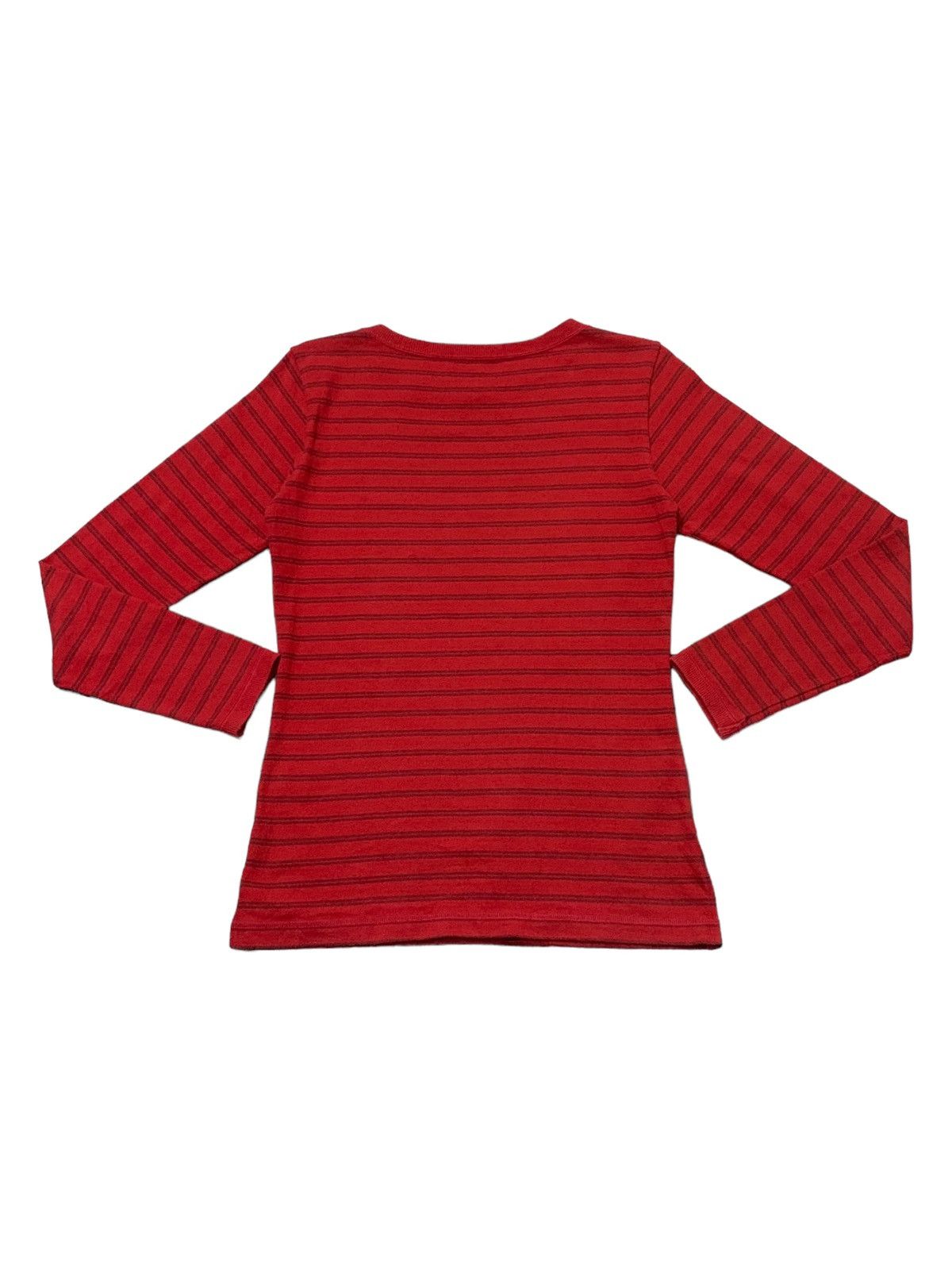 Issey Miyake × Mademoiselle Non Non × Ne-Net Mademoiselle Non Non Issey Miyake Stripe Long Sleeve Size L / US 10 / IT 46 - 2 Thumbnail