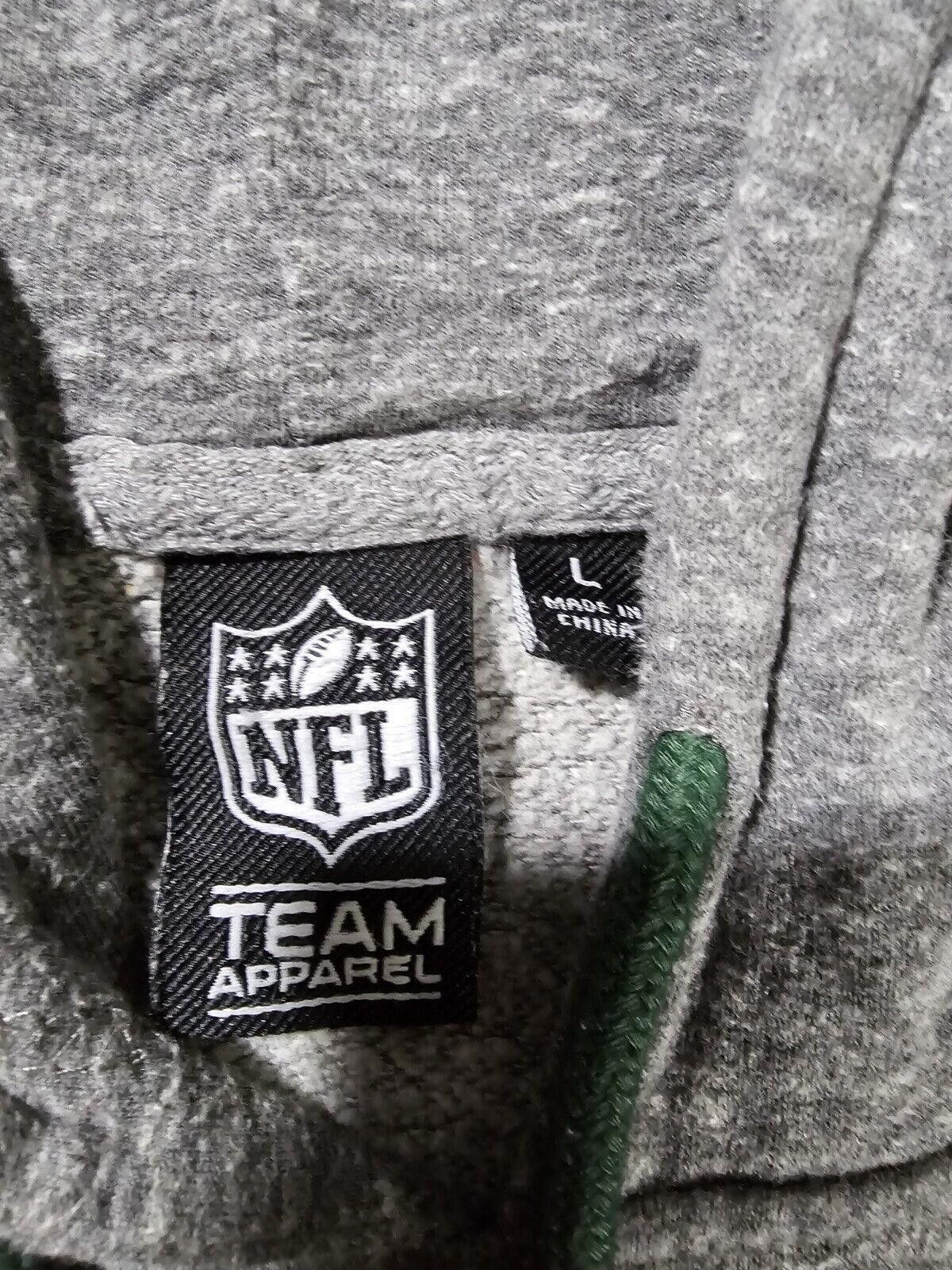 Designer Green Bay Packers NFL Team Apparel Men's L Hoodie Green Gray Size ONE SIZE - 5 Thumbnail