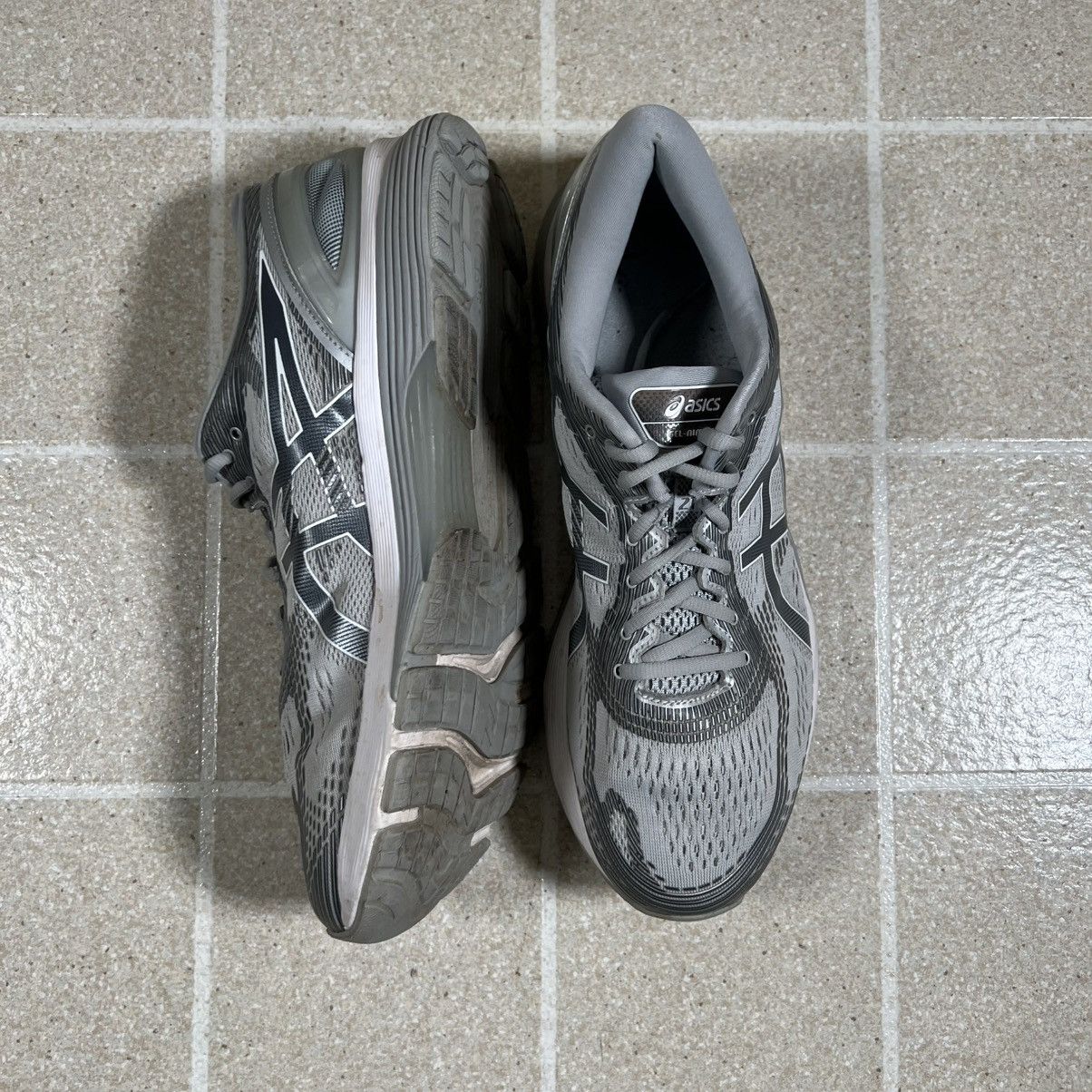 Asics Asics Gel-Nimbus 21 Gray Running Shoes Sneakers -Size US 13 Size US 13 / EU 46 - 3 Thumbnail