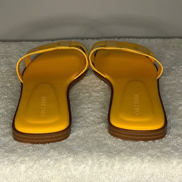 Cole Haan NIB Cole Haan Slide Sandal in Saffron Leather (sz 9B) Size US 9 / IT 39 - 5 Thumbnail