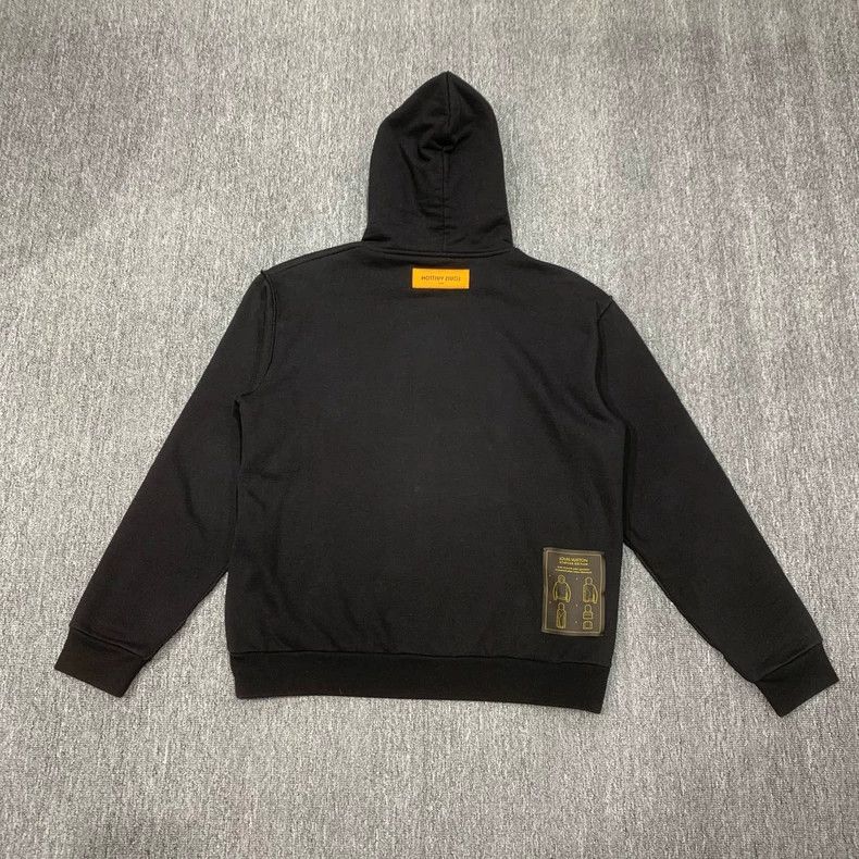 Louis Vuitton Louis Vuitton Black Instruction Hoodie 2502-Nextarrow Size US L / EU 52-54 / 3 - 2 Thumbnail