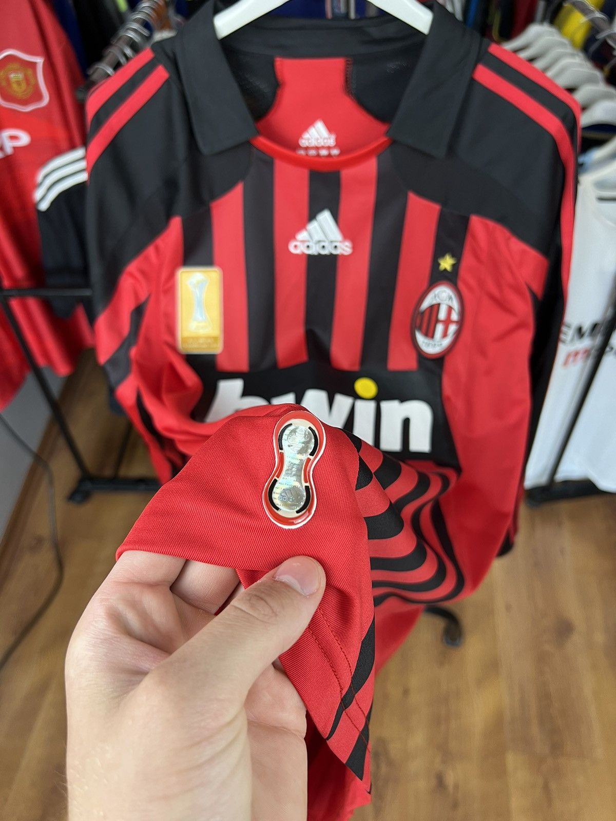 Adidas Jersey Adidas Milan 2007/08 Kaká #8 Size US L / EU 52-54 / 3 - 10 Thumbnail