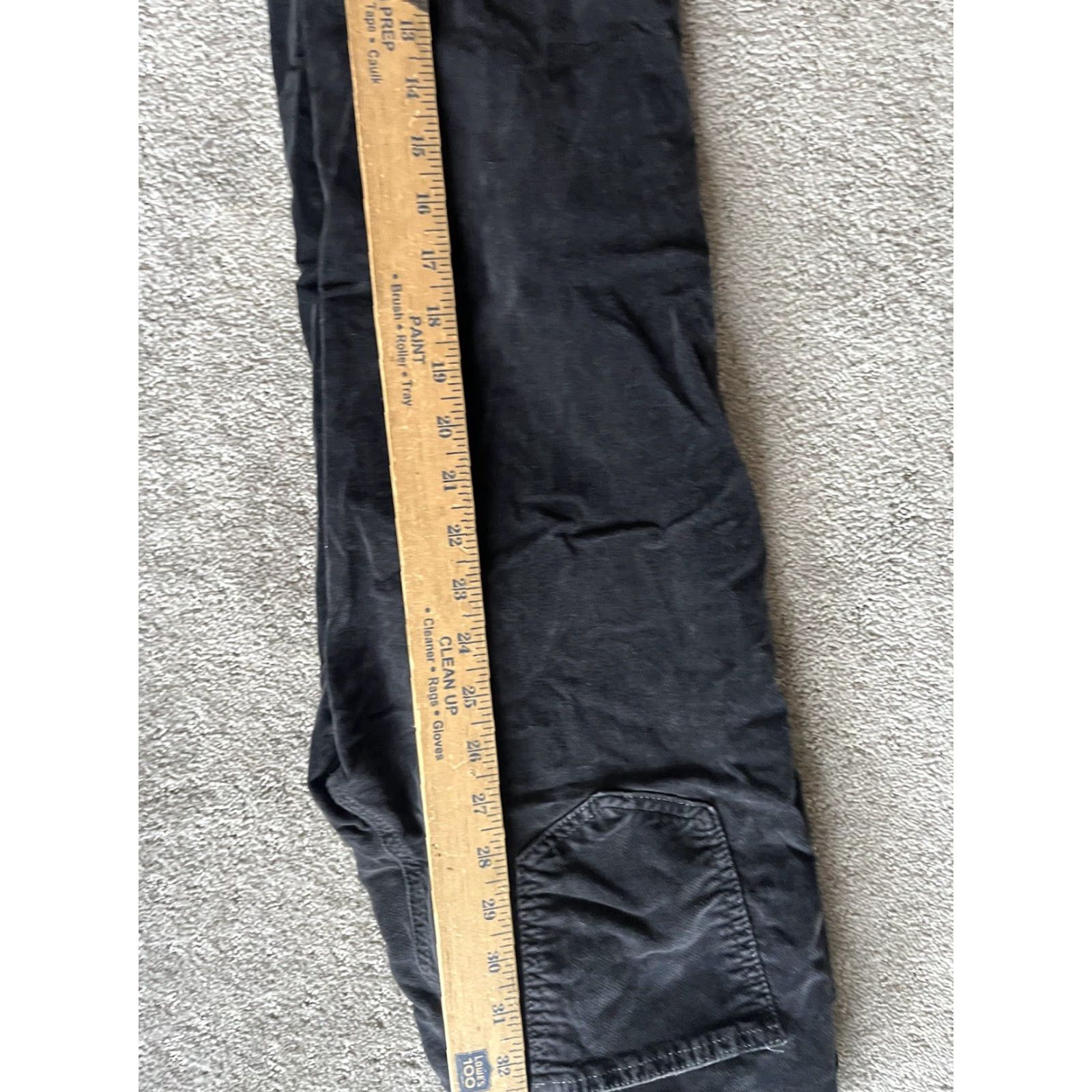 Vintage Current Elliott Pants The Ankle Skinny Black Velvet Women’s Size 26-0 Size 25" / US 0 / IT 36 - 6 Thumbnail