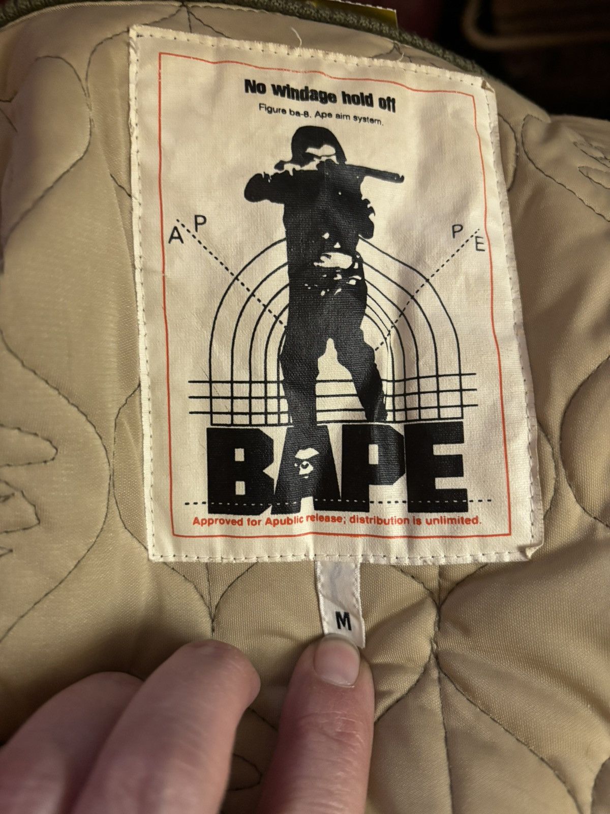 Bape RARE Vintage Nigo Era Ape Aim Military Spec Tag BAPE Coat Size US M / EU 48-50 / 2 - 5 Thumbnail