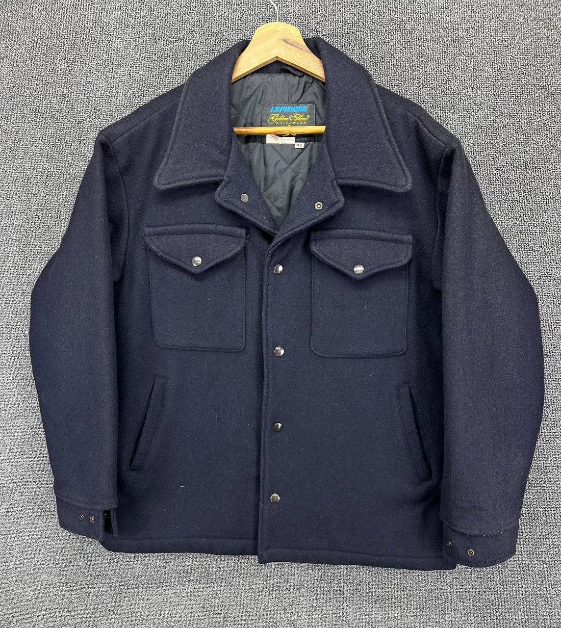 I. Spiewak And Sons Vintage I. Spiewak And Sons Rare Button Up Wool Jacket Size US M / EU 48-50 / 2 - 1 Thumbnail