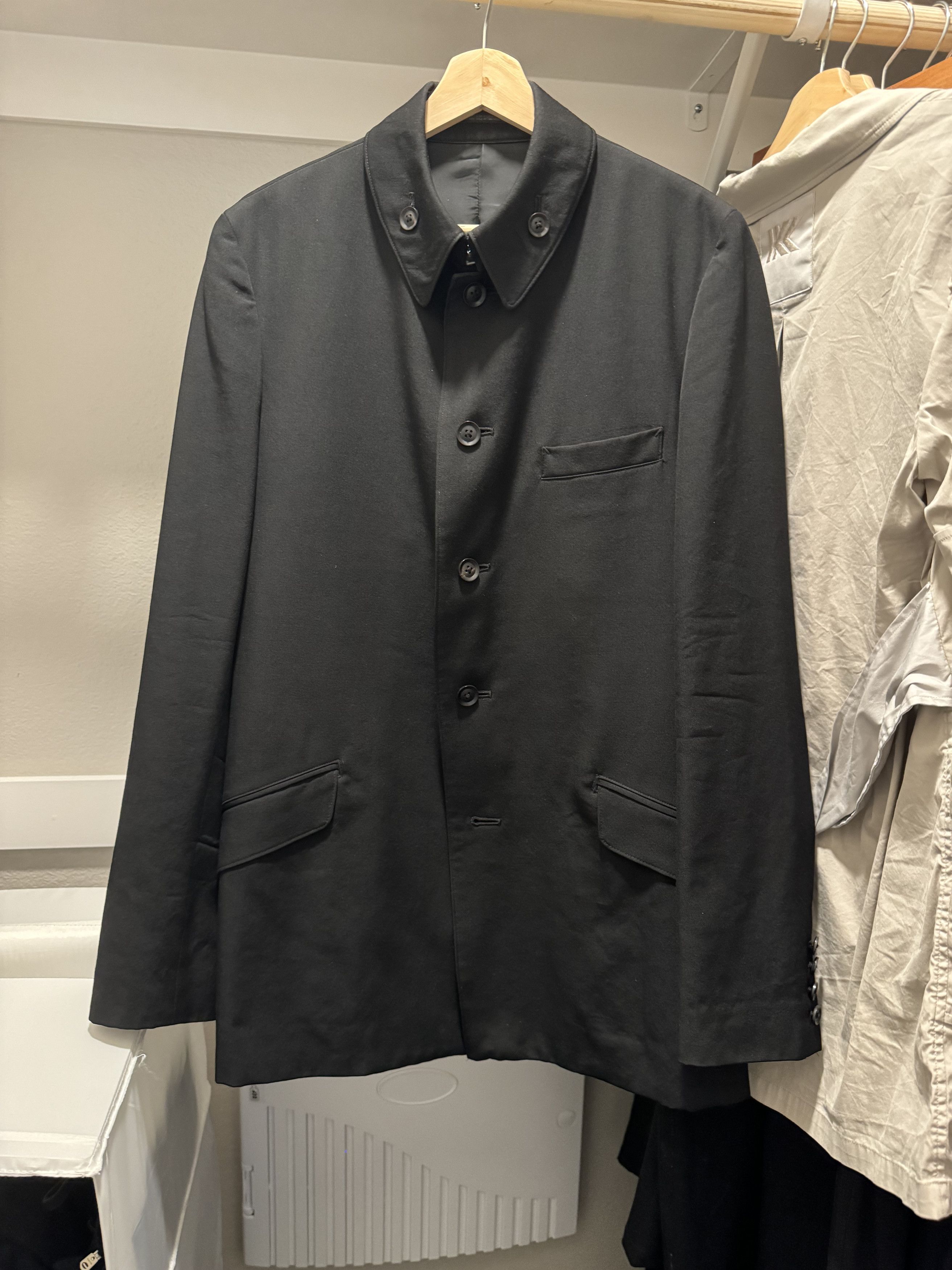 Yohji Yamamoto 18ss Collared jacket Size US M / EU 48-50 / 2 - 1 Thumbnail