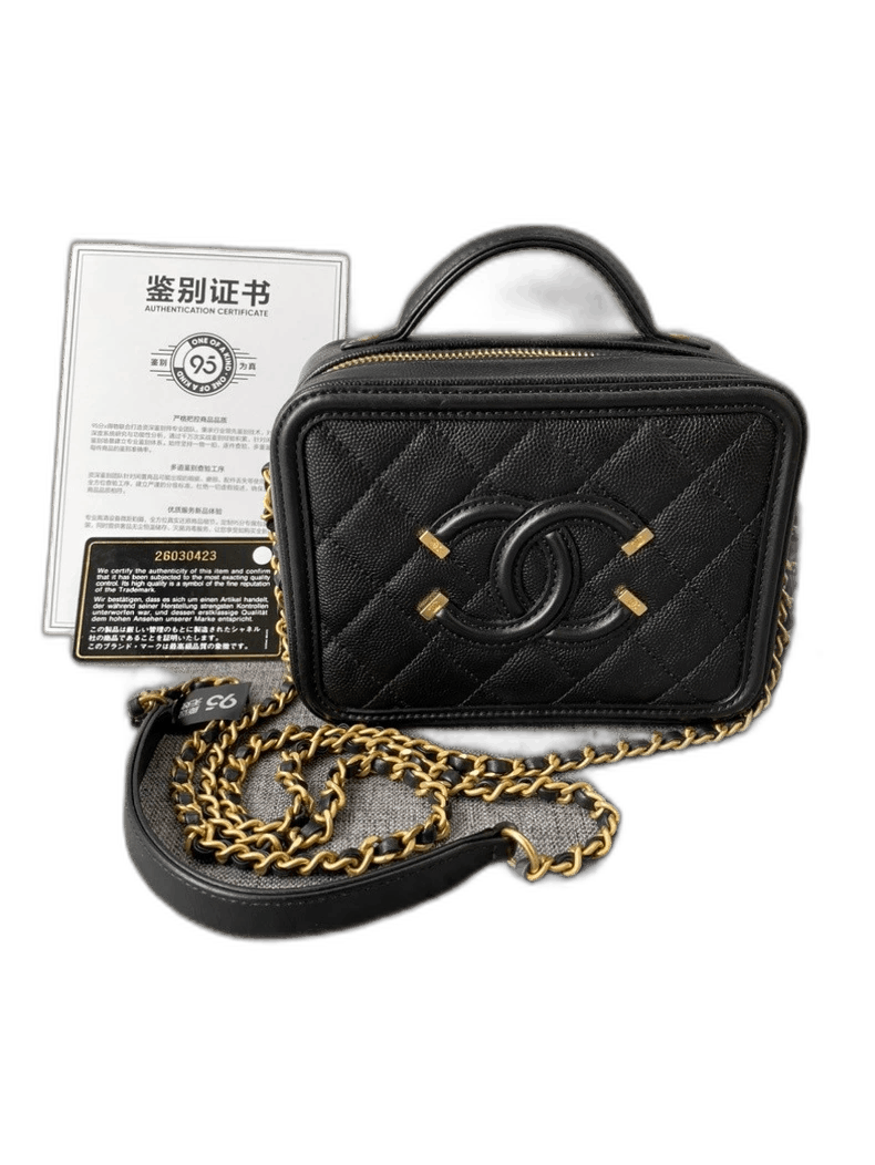 Chanel Small Black Camera Bag, Women's