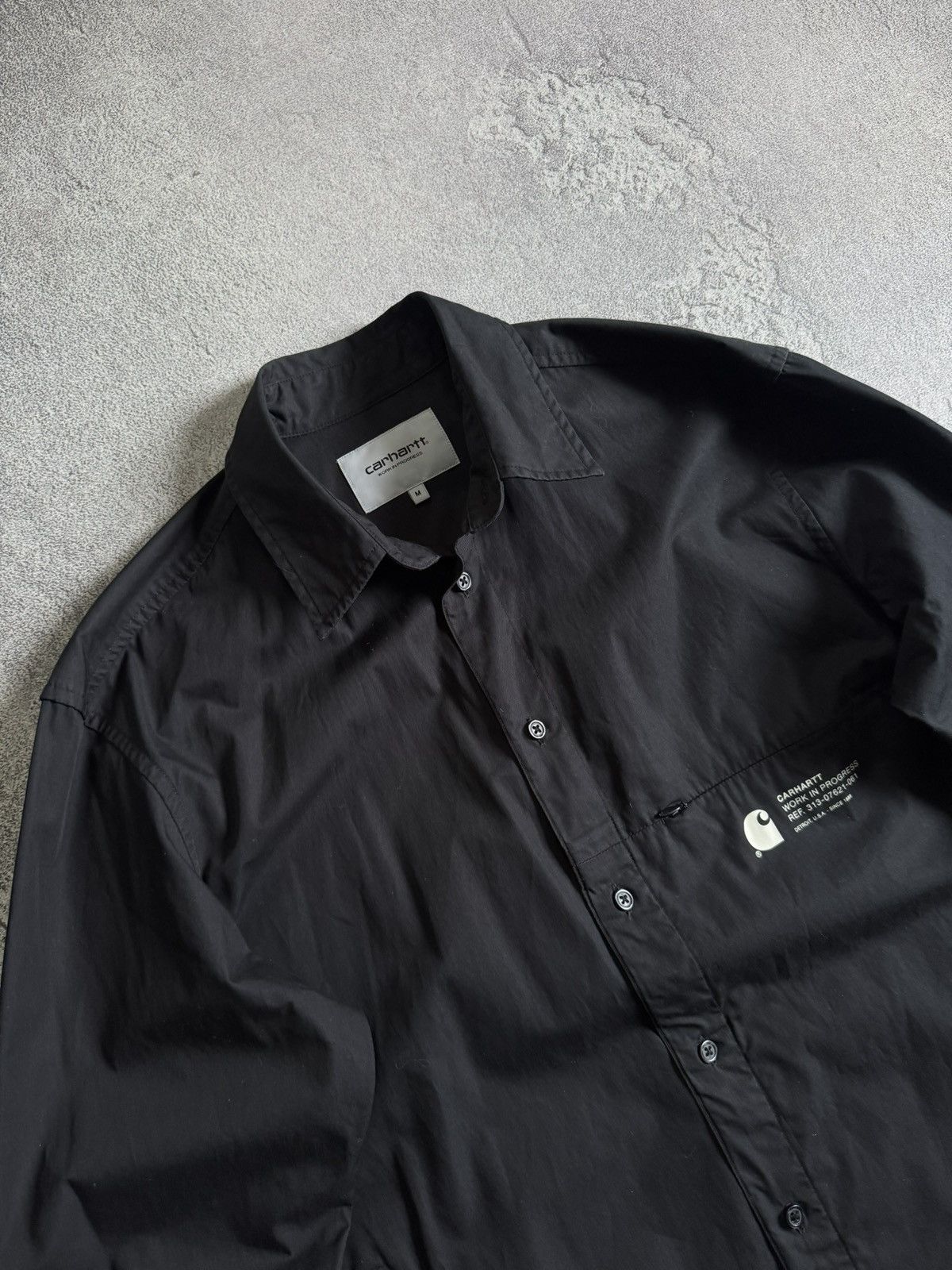 Carhartt Wip Carhartt Wip M/size Coleman shirt black overshirts casual Size US M / EU 48-50 / 2 - 2 Thumbnail