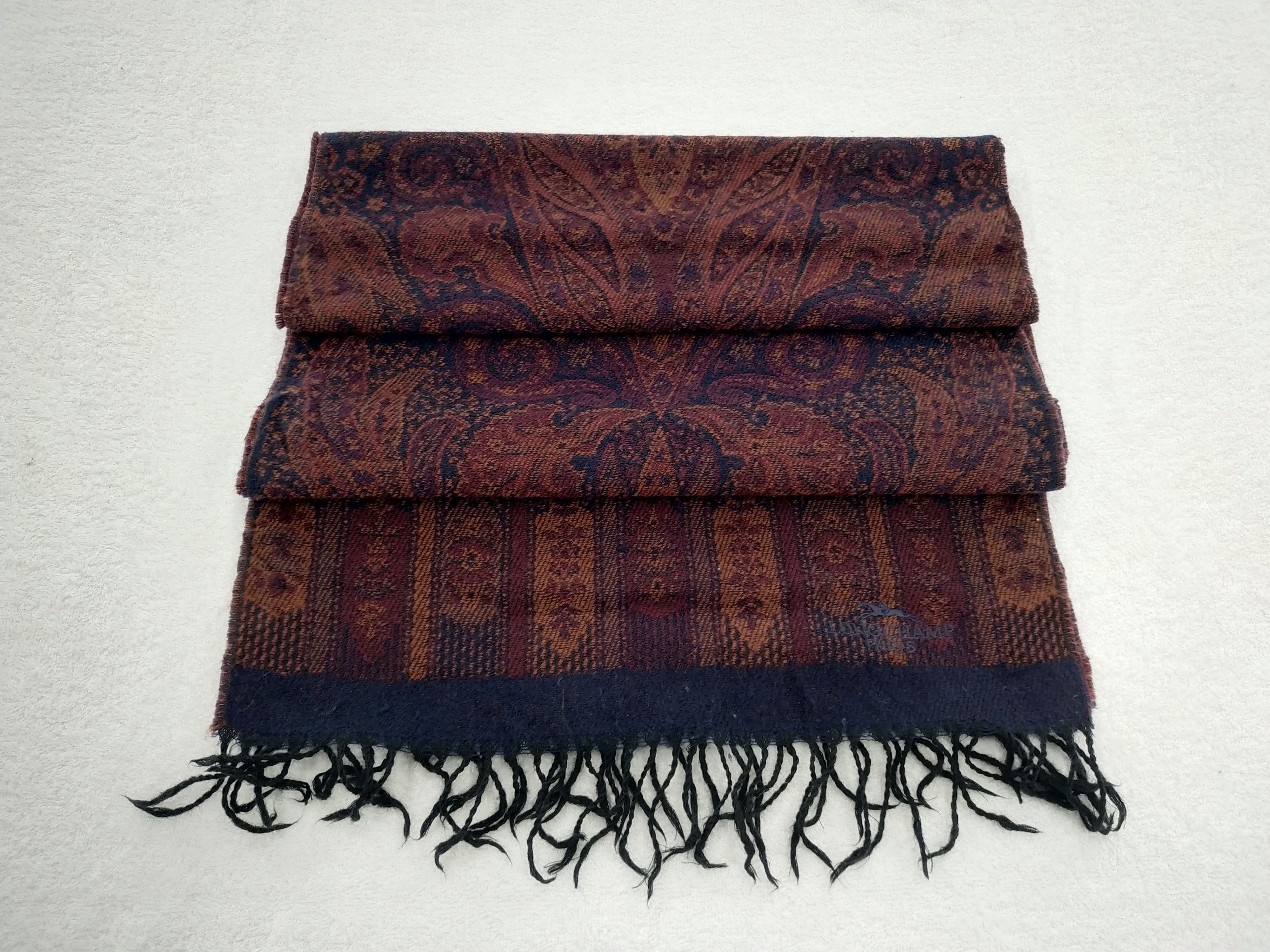 Longchamp Vintage Longchamp Wool Scarf/Muffler/Neckwear MF009 Size ONE SIZE - 2 Thumbnail