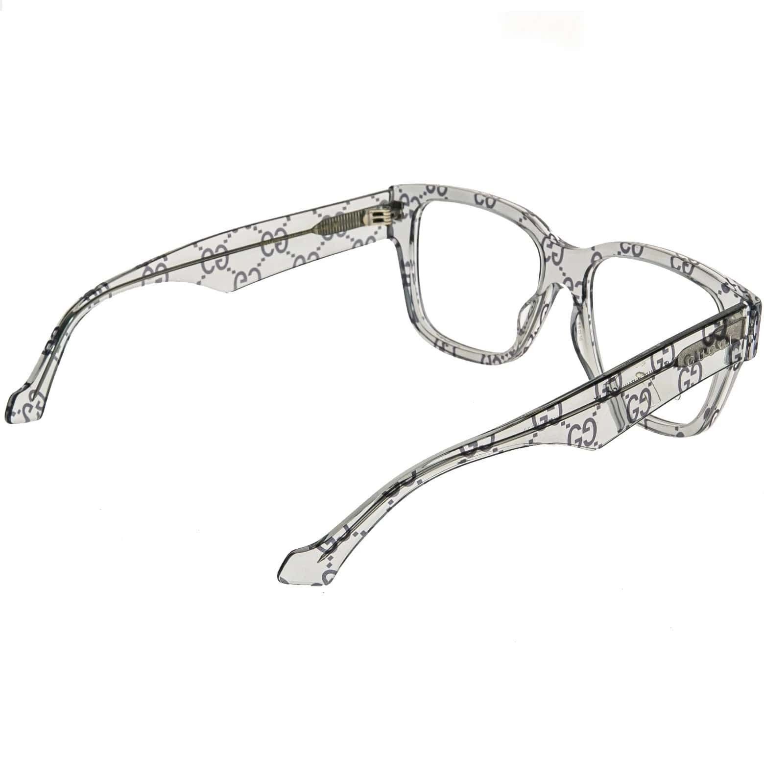 Gucci GUCCI GG1428O 1428 GG Monogram Print Unisex Eyeglasses 011 Size ONE SIZE - 2 Thumbnail