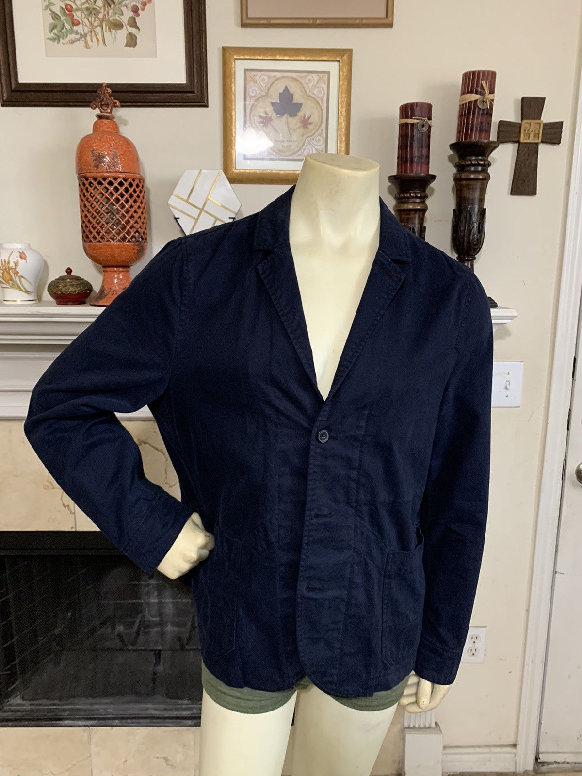 Allsaints Ascent Blazer Cotton Size 44S - 2 Thumbnail