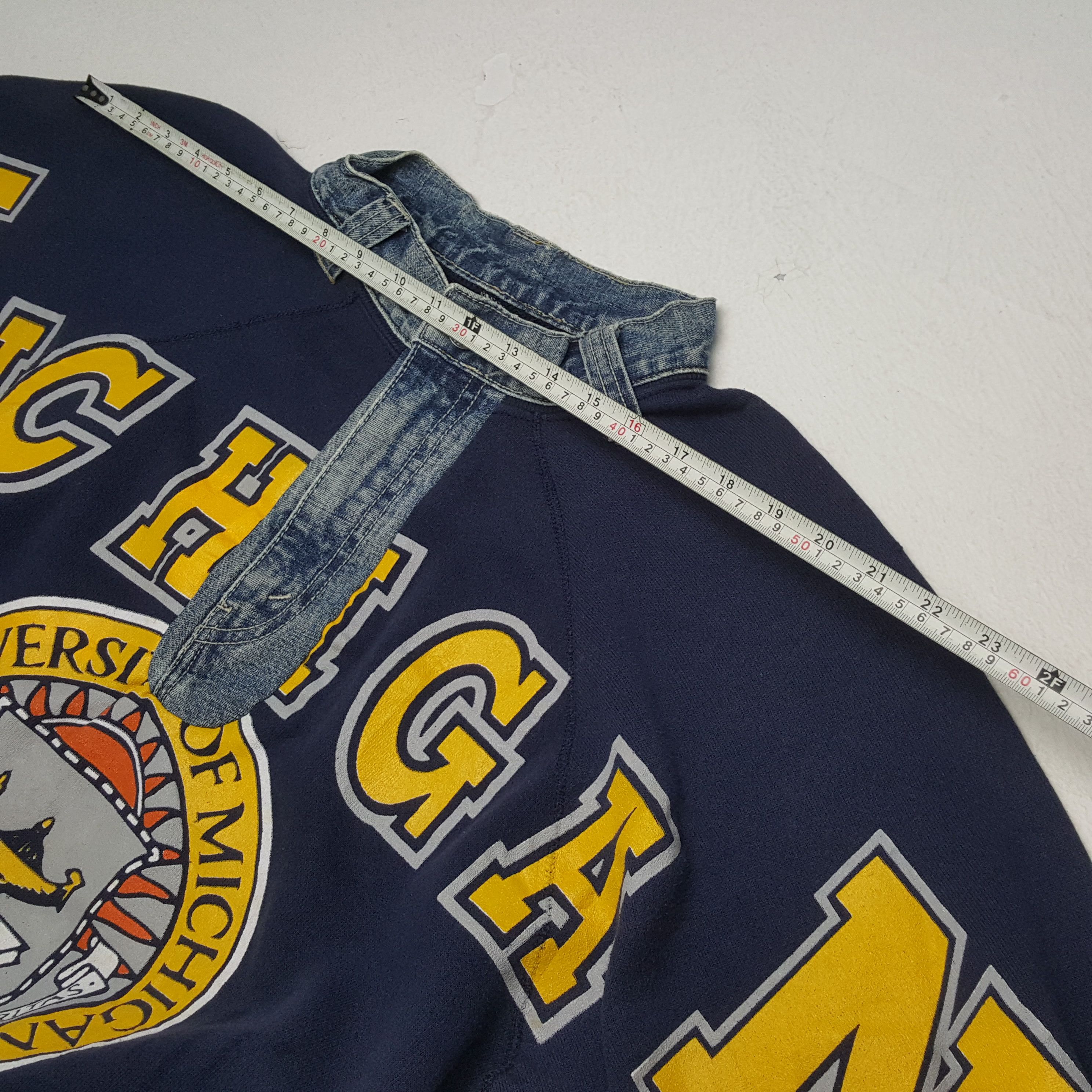 Vintage UNIVERSITY OF MICHIGAN Streetwear Style Custom Sweatshirt Size US L / EU 52-54 / 3 - 4 Thumbnail