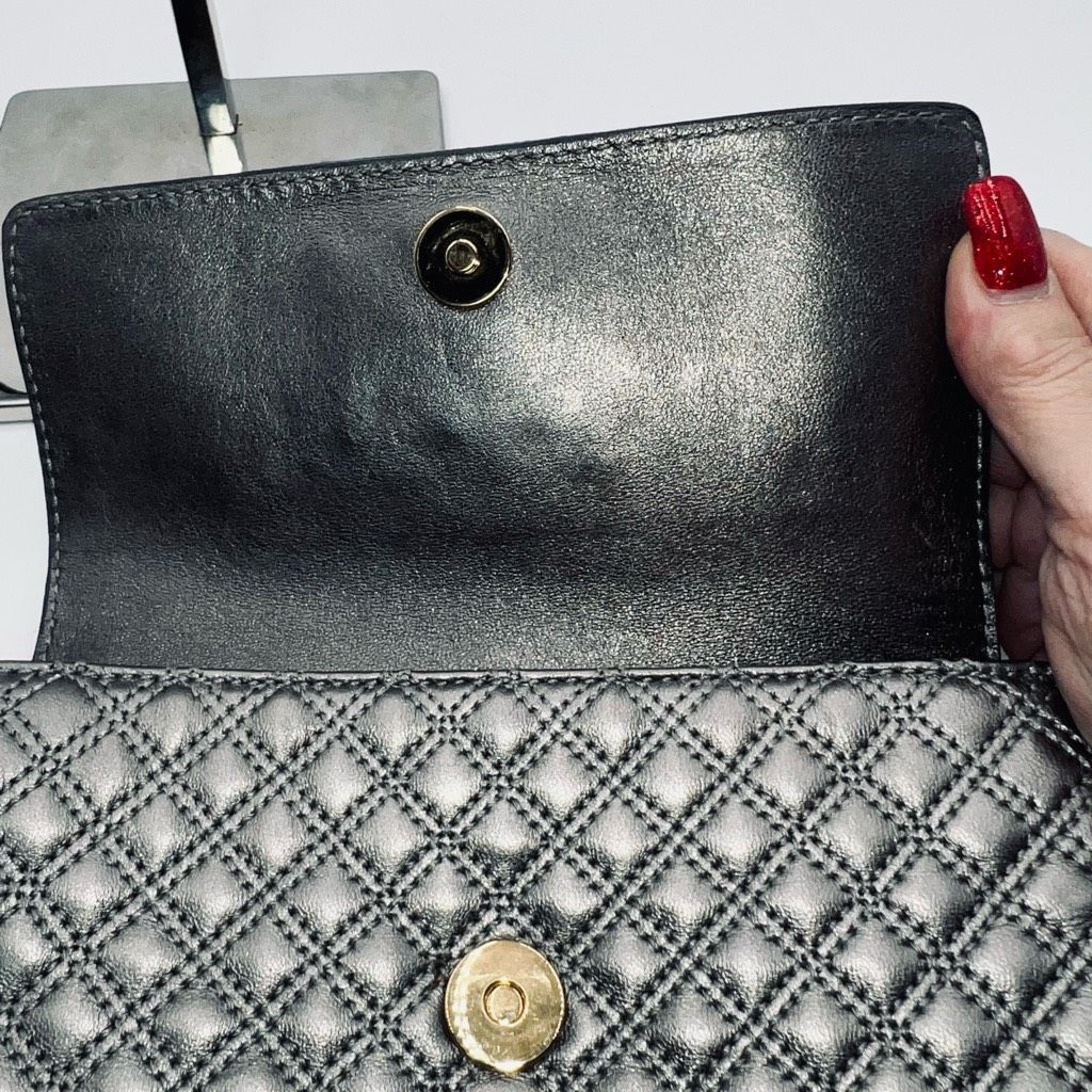 Marc Jacobs Marc Jacobs Made in Italy Metallic Quilted Leather Faux Lock Size ONE SIZE - 13 Thumbnail
