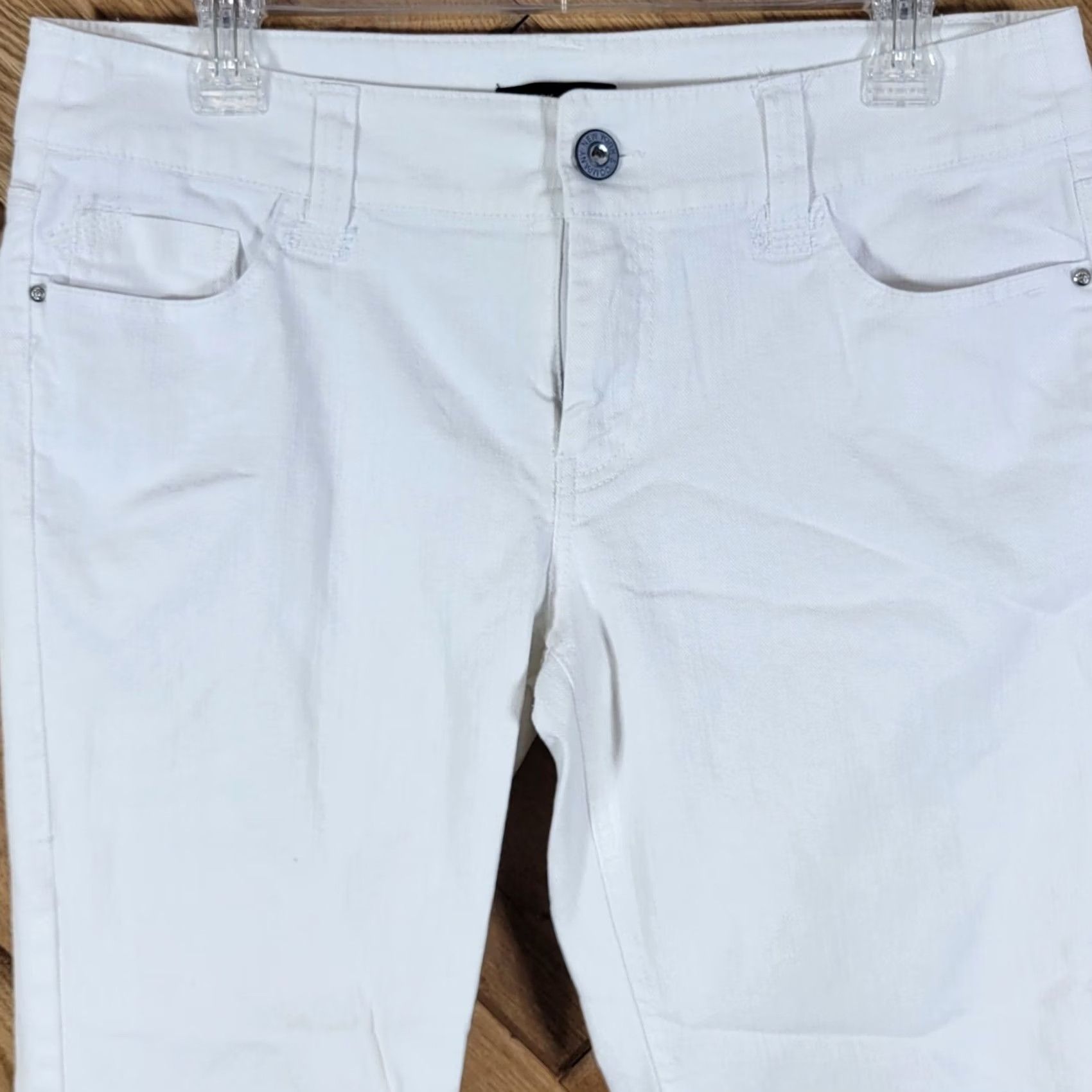 Sea New York New York & Company Capri Pants Womens Size 8 Cotton White Size 30" / US 8 / IT 44 - 3 Thumbnail