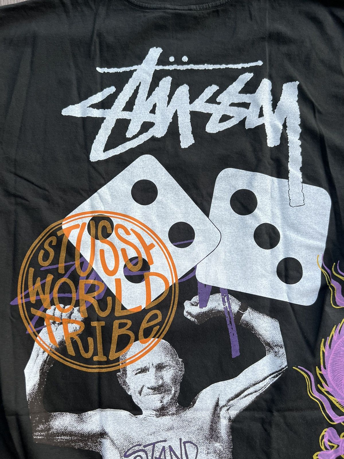 Stussy Stussy Strike Pigment Dyed Tee Large “Black” Size US L / EU 52-54 / 3 - 7 Thumbnail