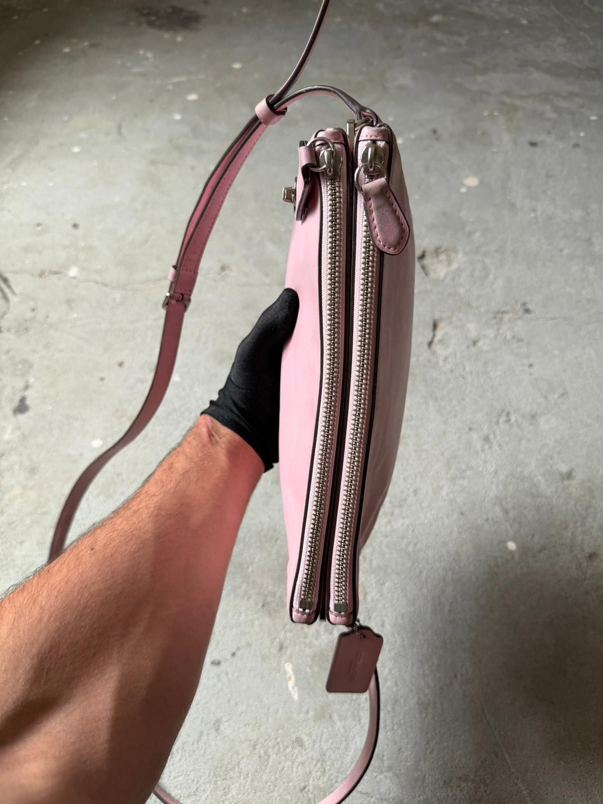 Coach Coach Leather Crossbody Bag Pink Size ONE SIZE - 7 Thumbnail