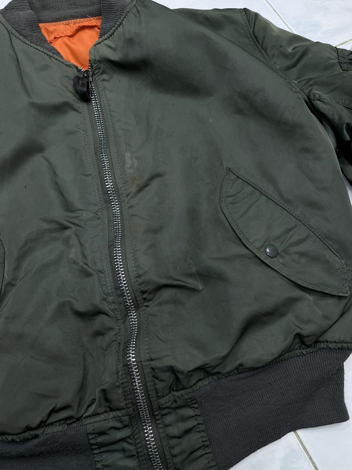 Alpha Industries 🔥🔥🔥STEALS VTG ALPHA INDUSTRIES MA1 FLIGHT JACKET Size US L / EU 52-54 / 3 - 12 Thumbnail
