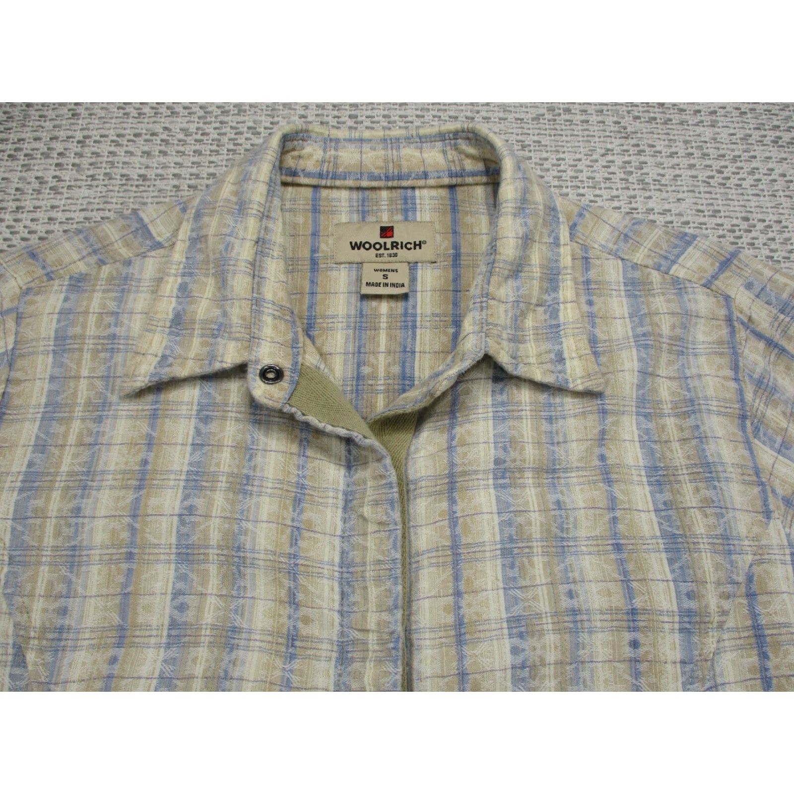 Vintage VINTAGE Woolrich Shirt Womens Small Long Sleeve Snap Front Plaid Casual Western Size S / US 4 / IT 40 - 5 Thumbnail