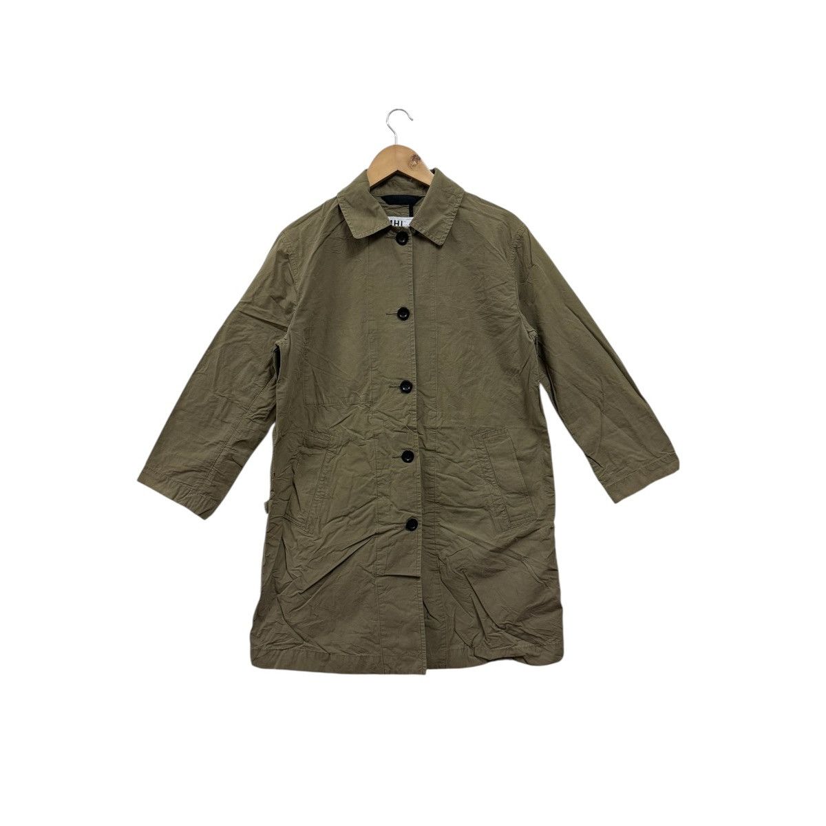 Margaret Howell MHL Washed Cotton Poplin Long Jacket Size L / US 10 / IT 46 - 1 Thumbnail