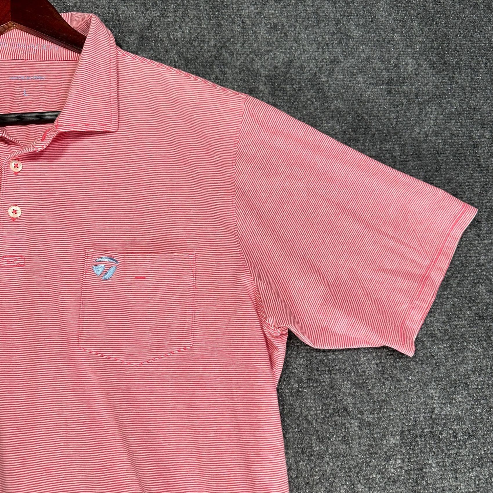 Vintage B Draddy Polo Shirt Mens L Red Stretch Short Sleeve Polo Shirt Mens L Red Stretch Short Sleeve Size US L / EU 52-54 / 3 - 3 Thumbnail