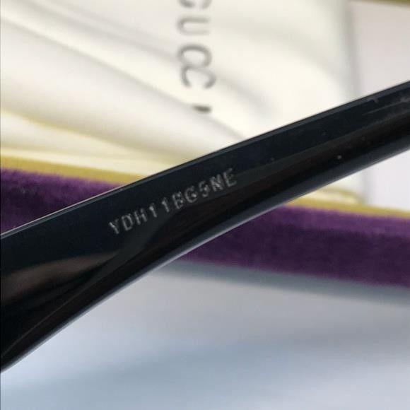 Gucci 💯 - New Authentic Gucci GG1177O Eyeglasses 004 - Black - T Size ONE SIZE - 2 Thumbnail