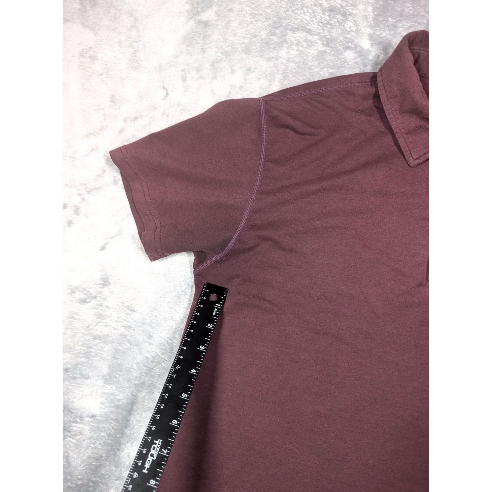 Vintage BYLT Polo Shirt Mens Medium Purple Solid Signature Stretch Slim Fit Top Size US M / EU 48-50 / 2 - 4 Thumbnail