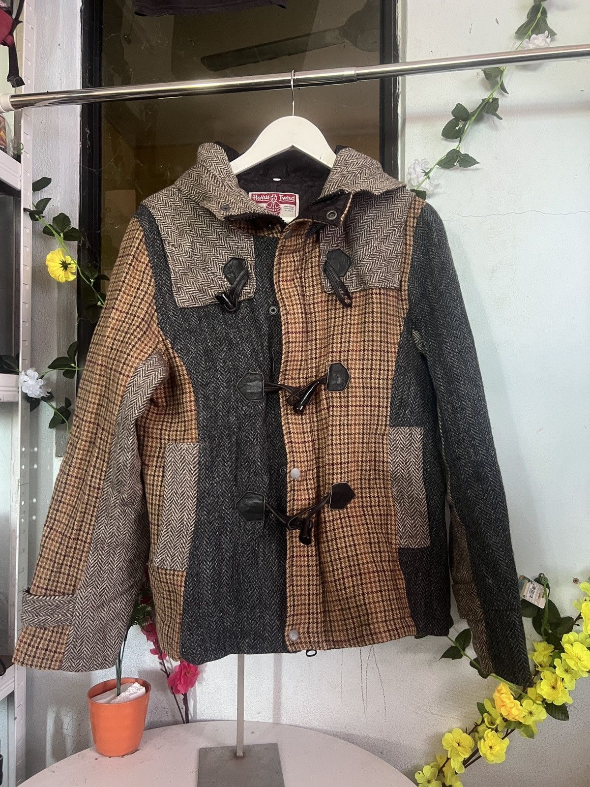 Harris Tweed RARE DESIGN HARRIS TWEED JACKET Size US XL / EU 56 / 4 - 1 Thumbnail