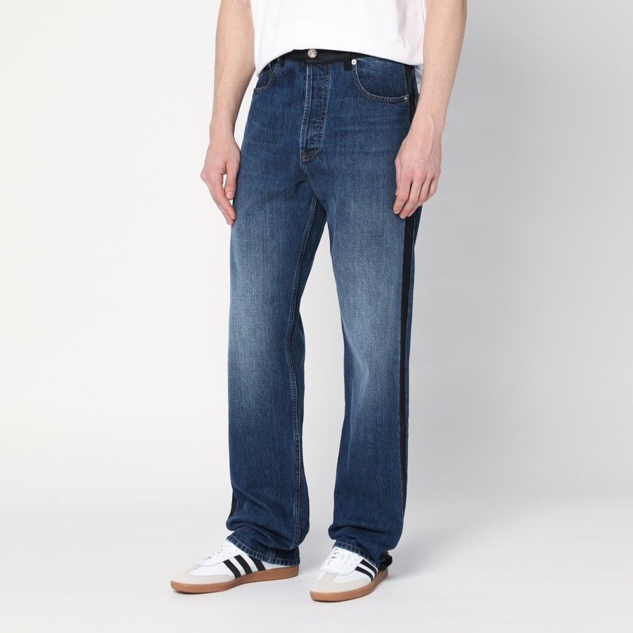 Wales Bonner o1d2blof1025 Denim Jeans in Blue Size US 34 / EU 50 - 3 Thumbnail