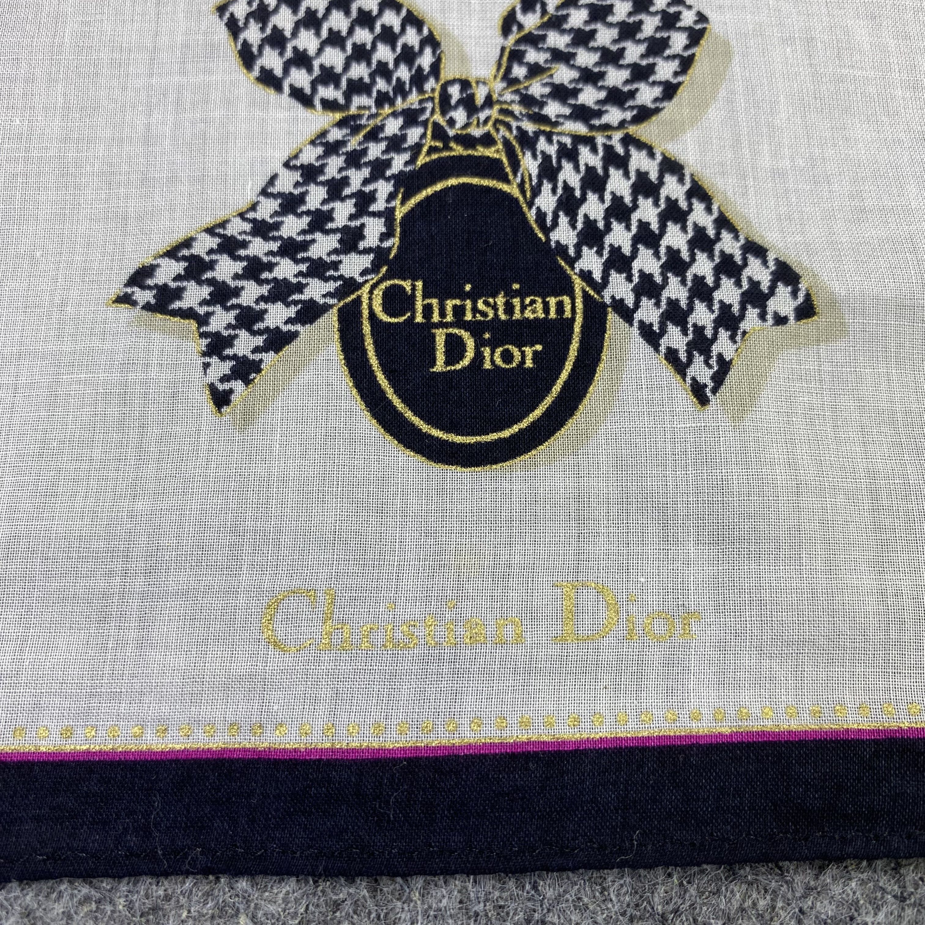 Vintage Christian Dior Handkerchief / Bandana / Neckerchief-B2105 Size ONE SIZE - 7 Thumbnail