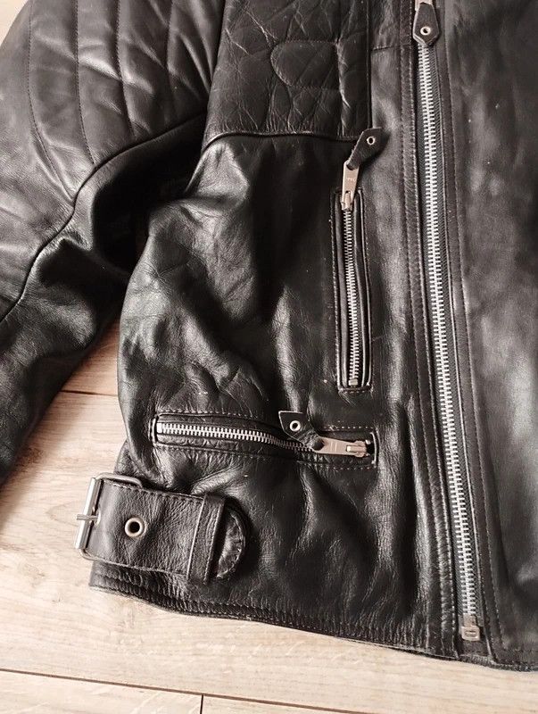 Other Akaso biker vintage leather jacket 80/90s size XL Size US XL / EU 56 / 4 - 3 Thumbnail