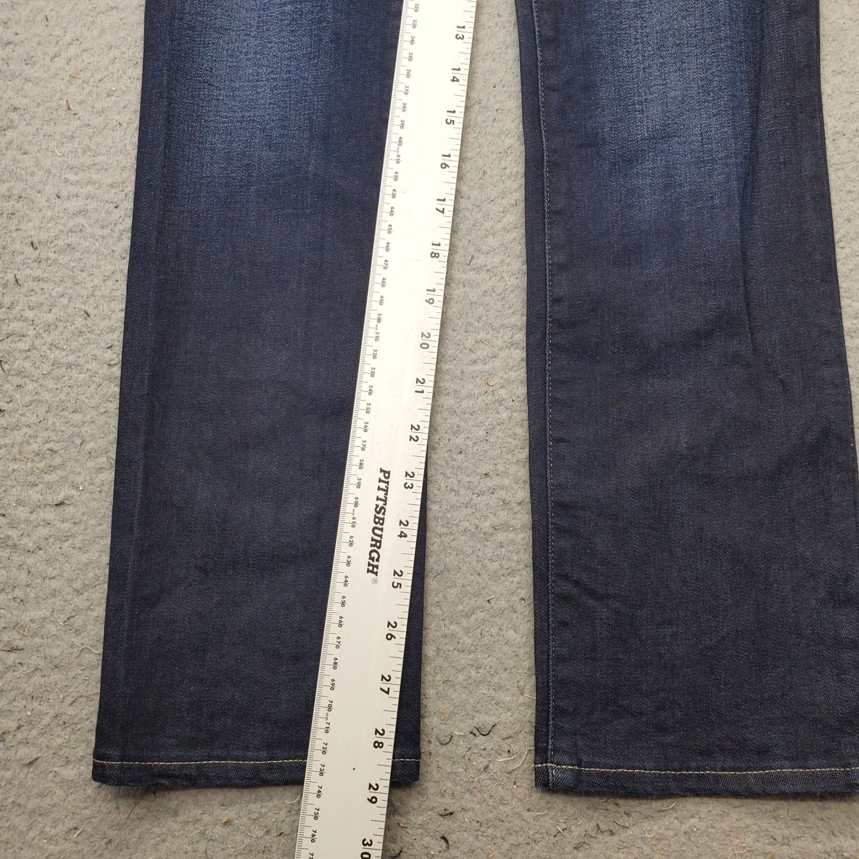 Calvin Klein Calvin Klein Jeans Womens Jeans 26 | Blue Denim Dark Wash Straight Leg Streetwear 26 Womens Size 26 Blue 5-Pocket Design Regular Fit Size 26" / US 2 / IT 38 - 4 Thumbnail