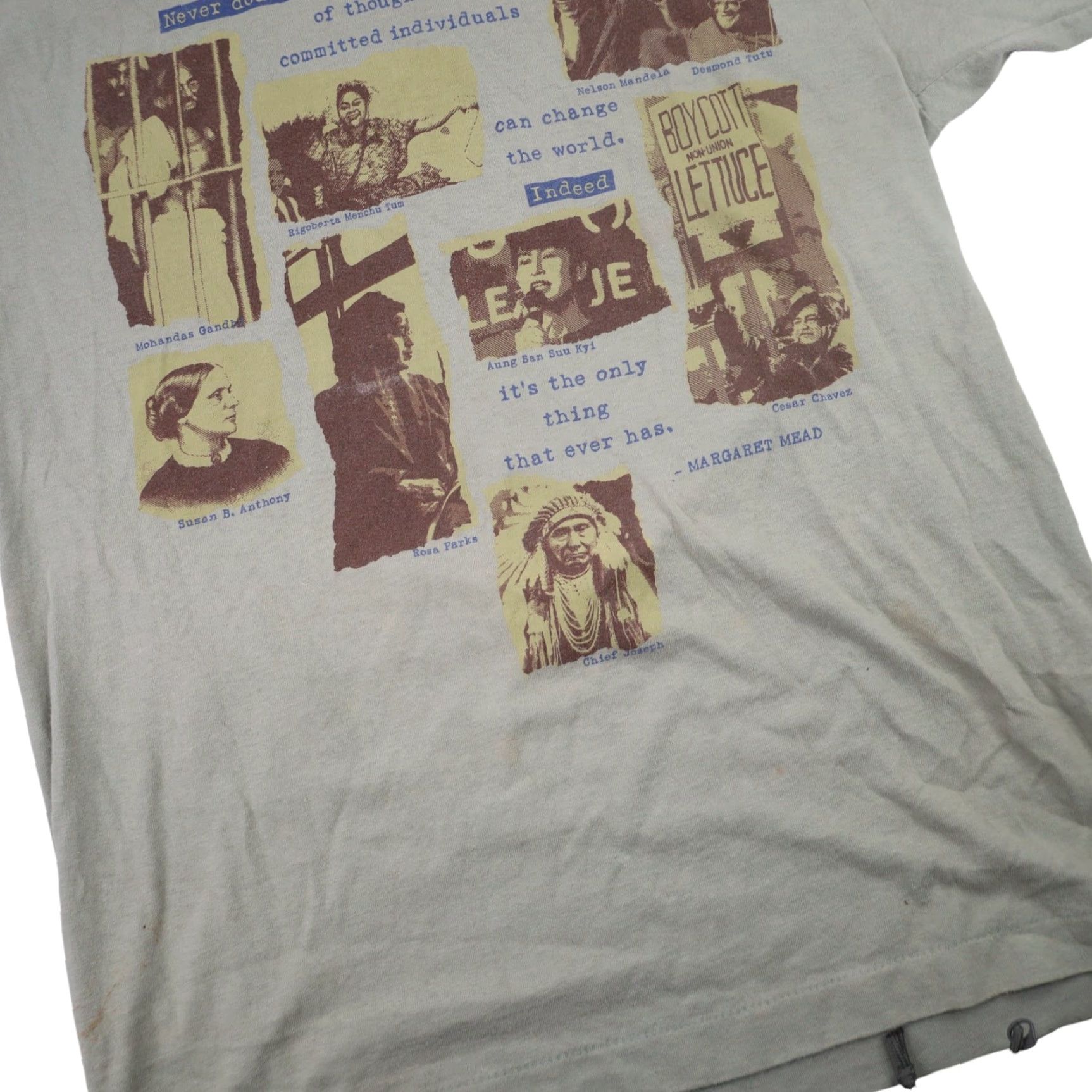 Vintage VINTAGE Idols and Icons Mens T-Shirt Green M Graphic Top Shirt 80s/90s Boys? Size US M / EU 48-50 / 2 - 3 Thumbnail