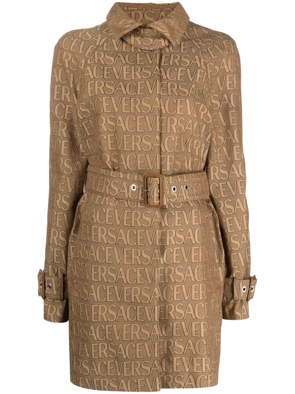 Versace o1y0226 Trench Coat in Camel Size S / US 4 / IT 40 - 1 Thumbnail