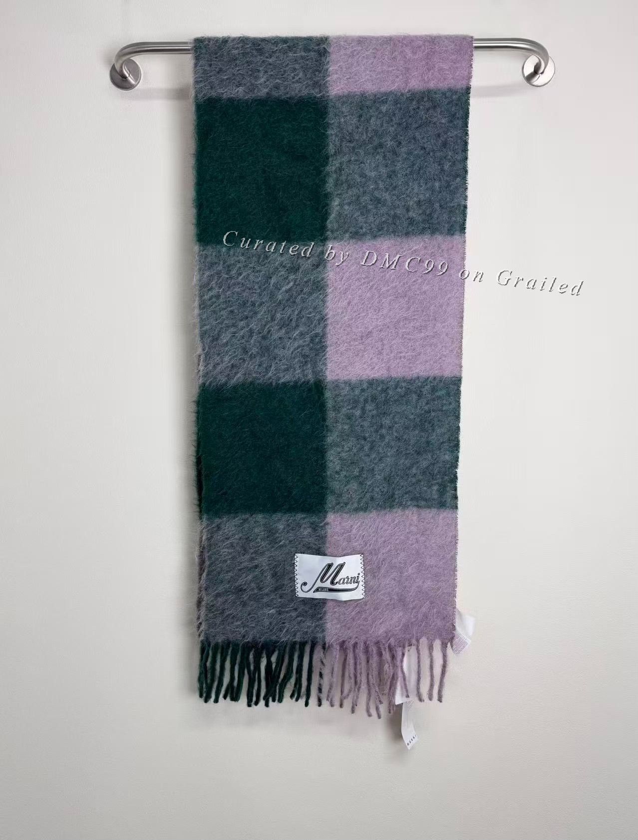 Marni Marni Wool Plaid Scarf Shawl Size ONE SIZE - 1 Thumbnail