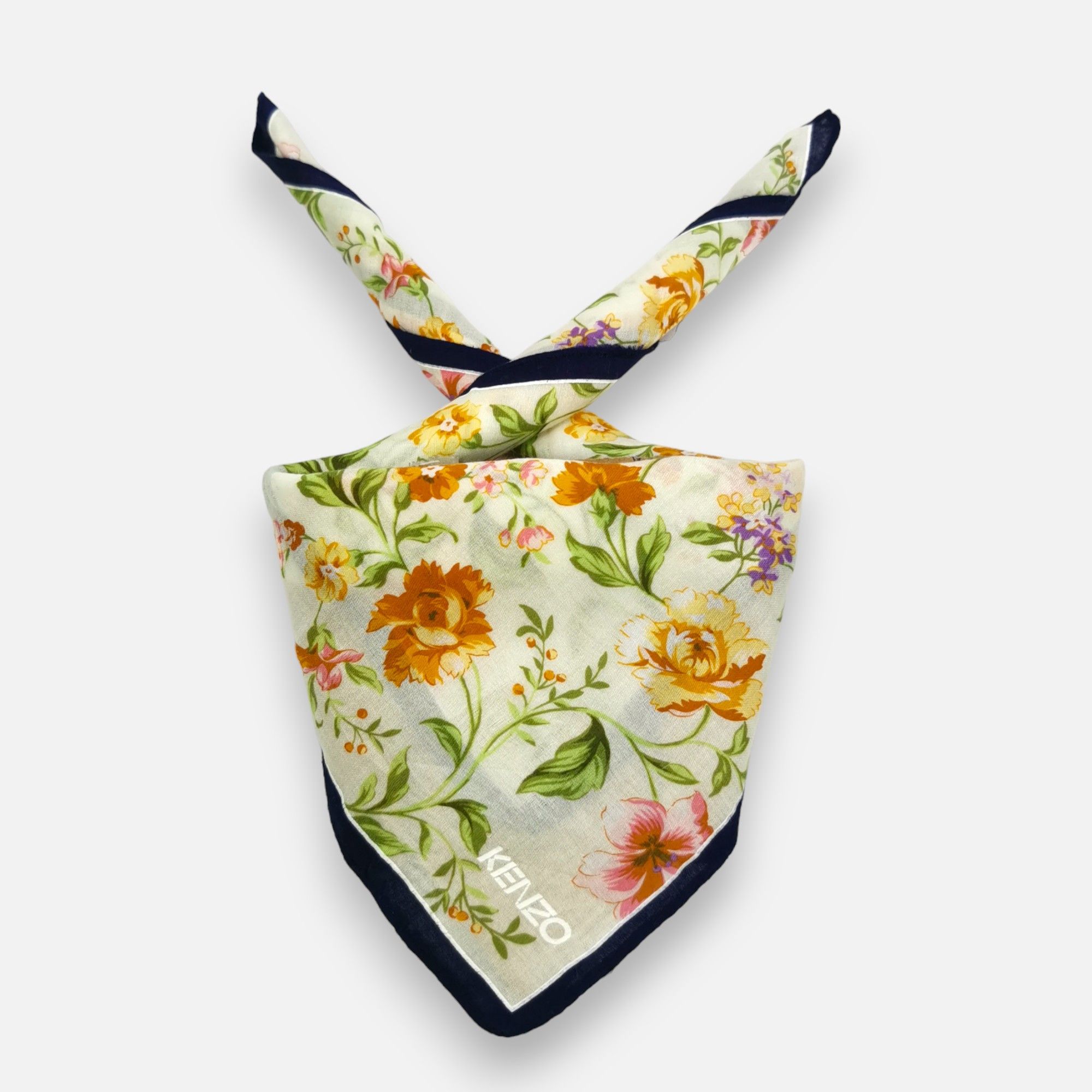 Kenzo Vintage Kenzo Handkerchief Neckerchief Bandana Size ONE SIZE - 1 Thumbnail