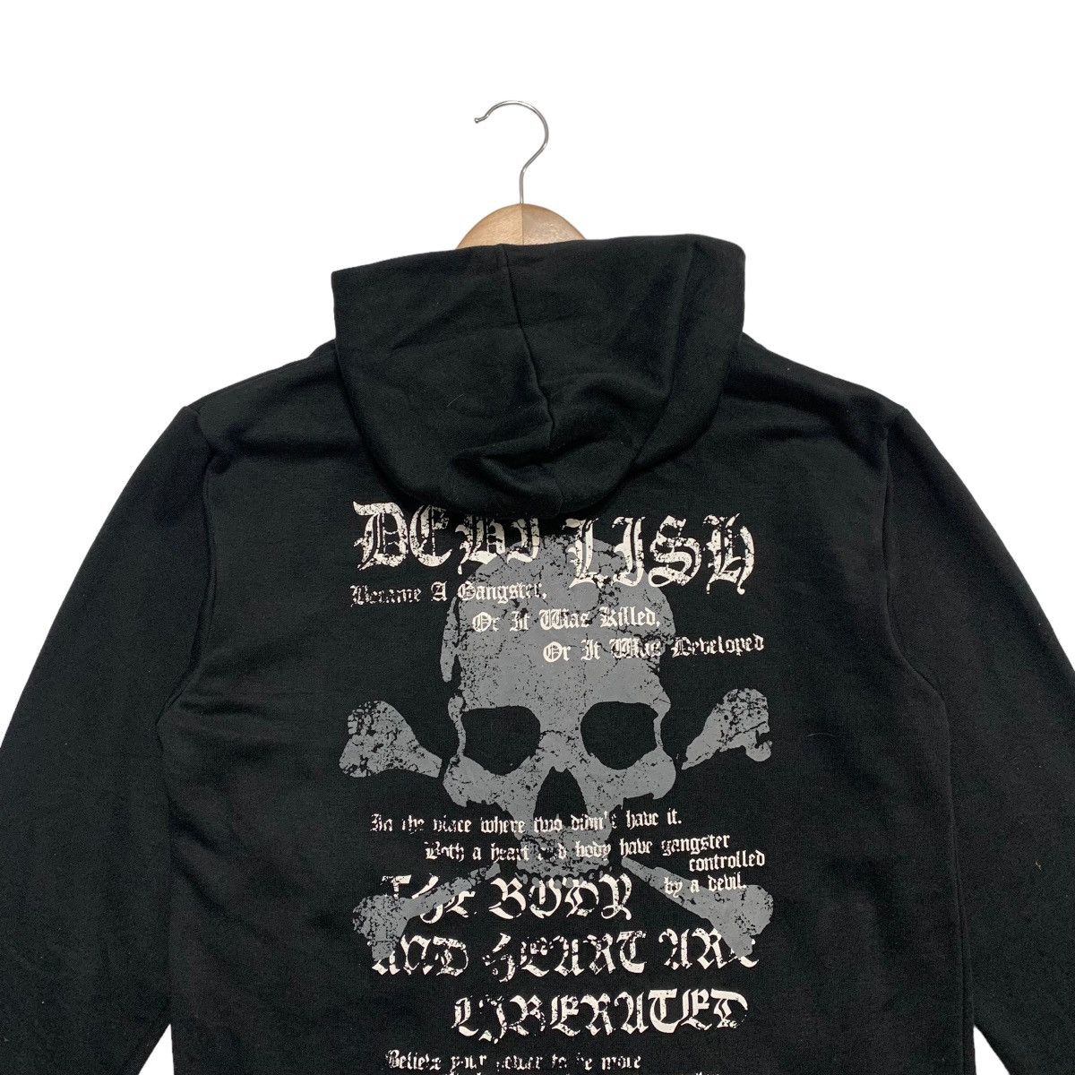 Japanese Brand The Body & Heart Gangster Skull Hoodie Size US M / EU 48-50 / 2 - 4 Thumbnail