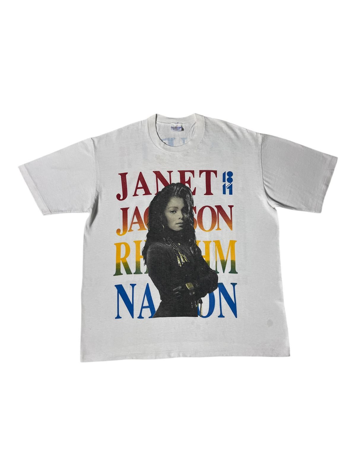 Band Tees Vntage Janet Jackson Rhythm Nation Tour Size US XL / EU 56 / 4 - 1 Thumbnail