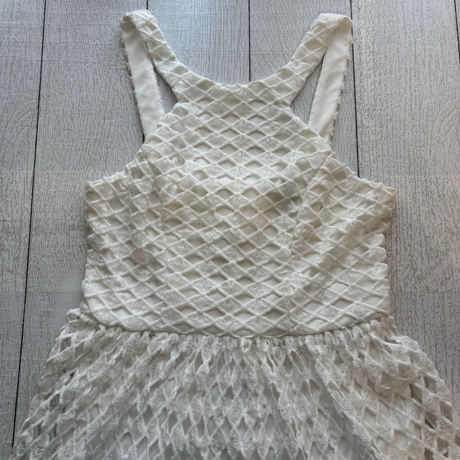 Other City Studio White Lace Sleeveless Dress Size 5 Size S / US 4 / IT 40 - 3 Thumbnail