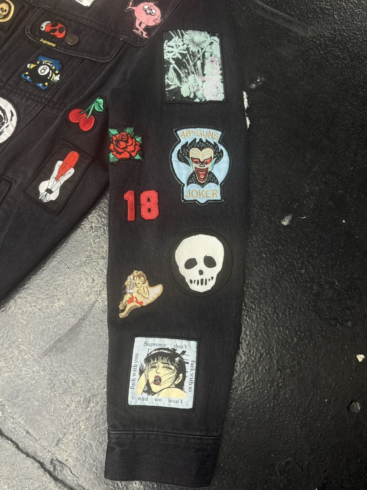 Supreme Supreme Patches Denim Trucker Jacket Size US L / EU 52-54 / 3 - 3 Thumbnail