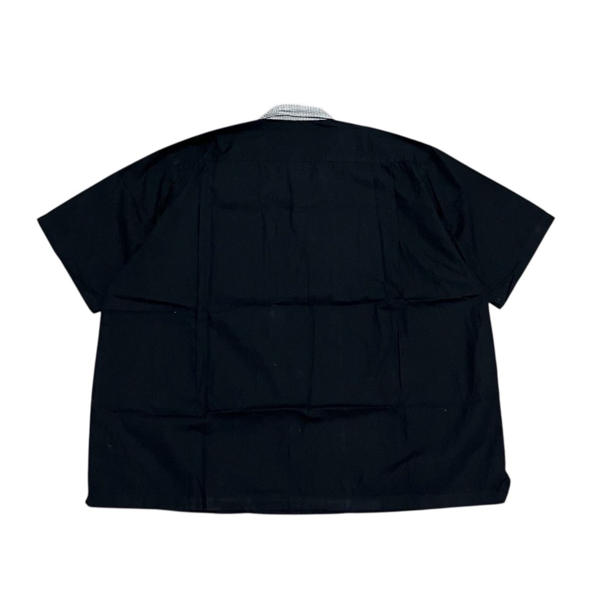 Comme des Garcons Homme Plaid Collar Black Shirt Junya Watanabe Japanese Brand Size US XXL / EU 58 / 5 - 4 Thumbnail