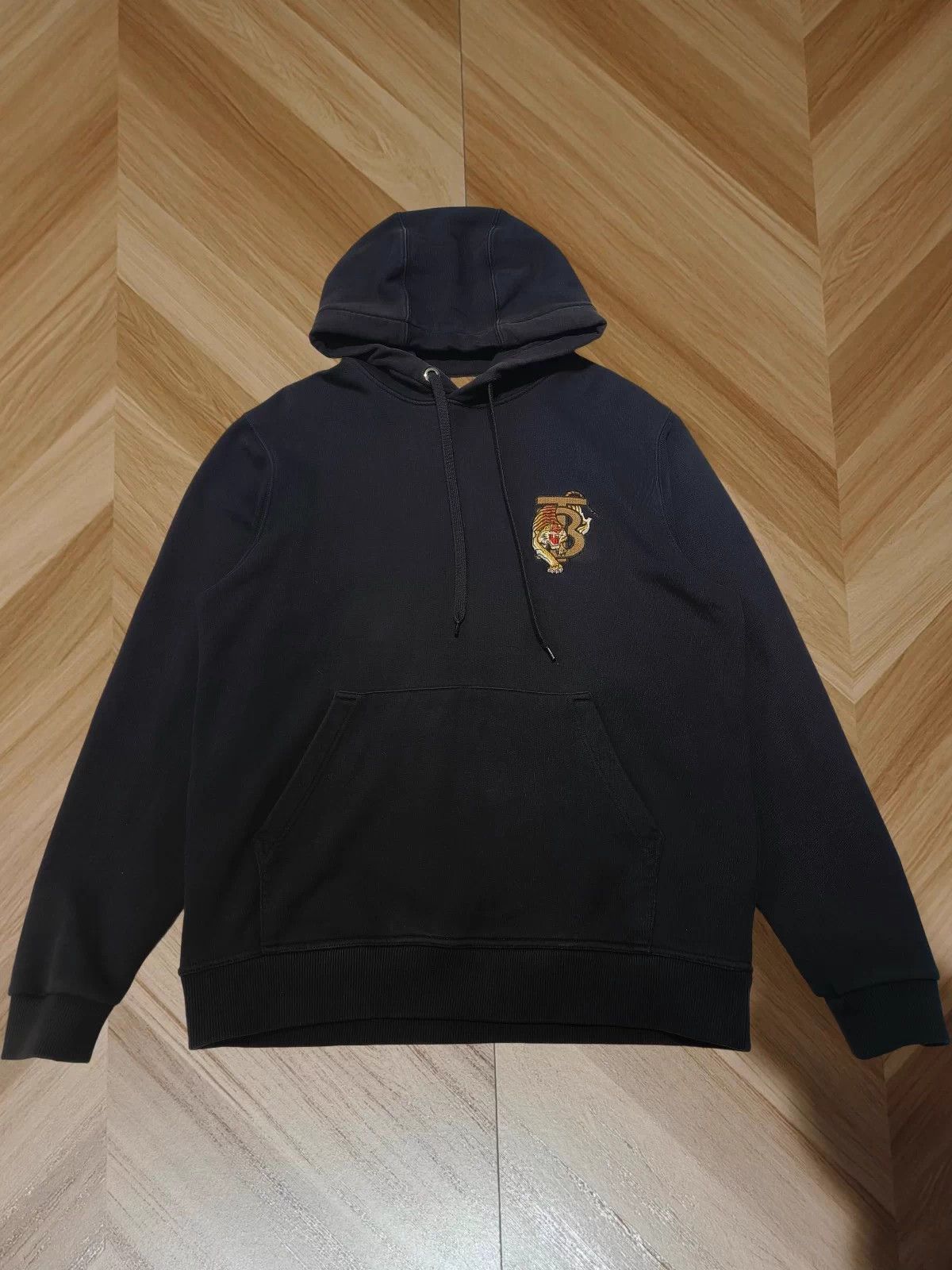 Burberry Black Hoodie M Tiger Year Limited Edition 98% New