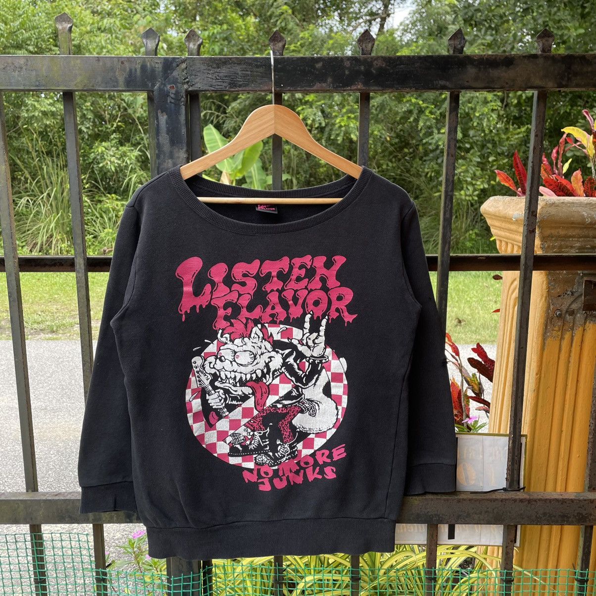 🔥🇯🇵Listen Flavour Skate Punk Art Work Sweatshirts