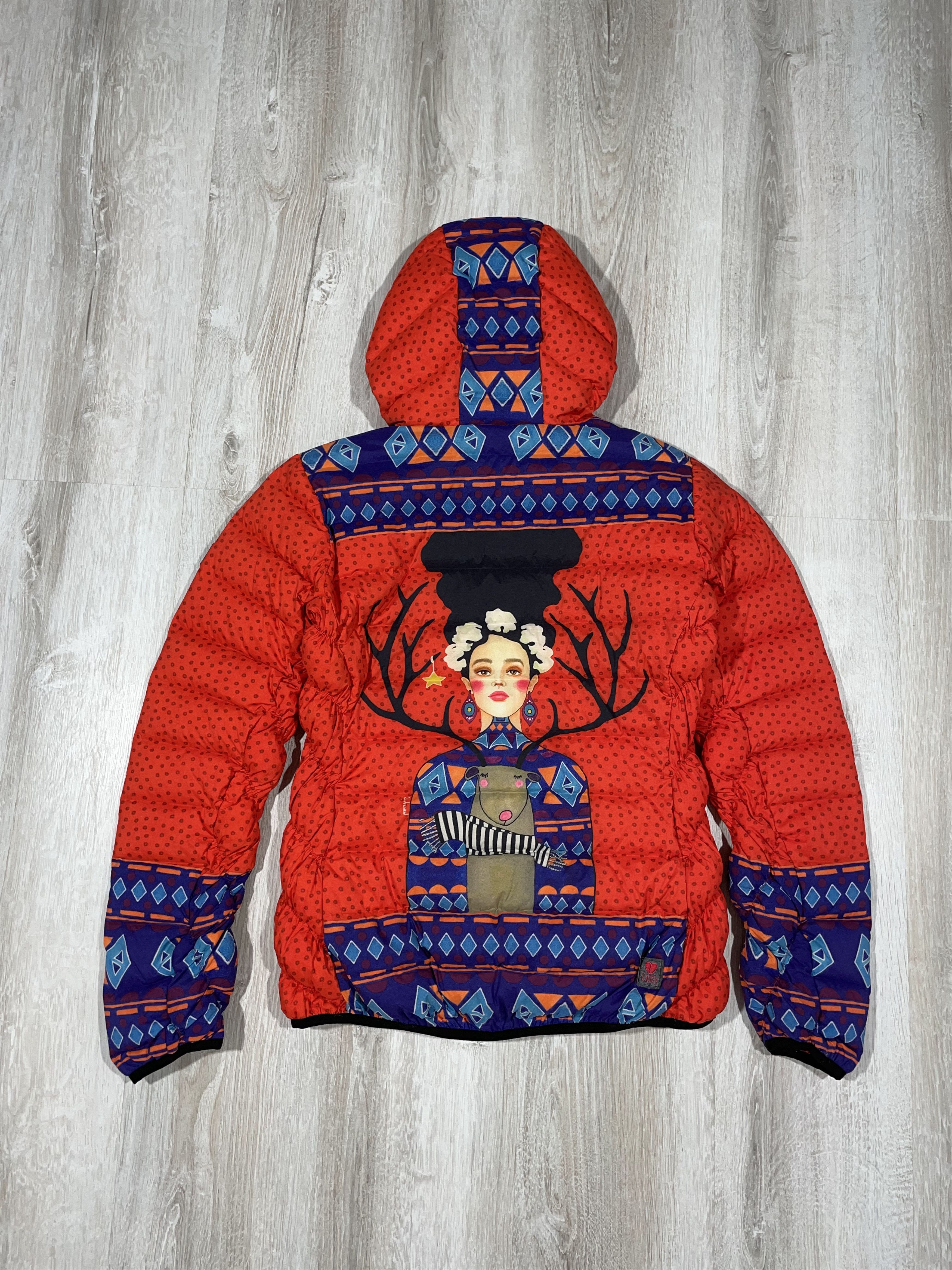 Vintage Valeria Colturi Crazy Idea Down Jacket Ski Mountain Style Size L / US 10 / IT 46 - 8 Thumbnail