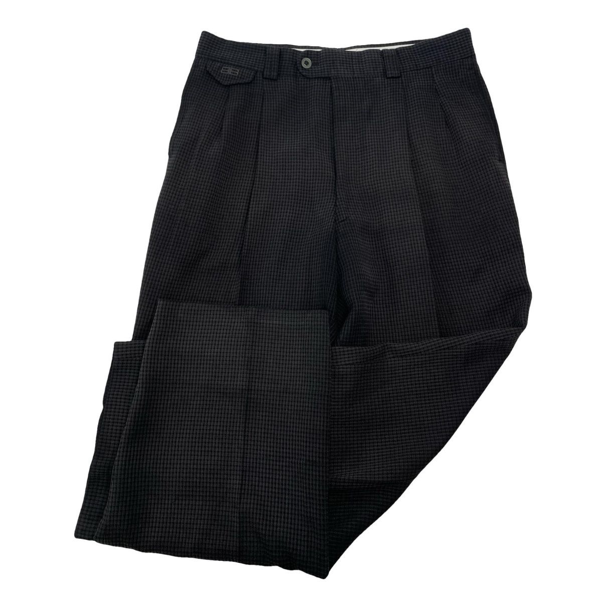 Balenciaga Black Wool Trouser Size 30" / US 8 / IT 44 - 1 Thumbnail