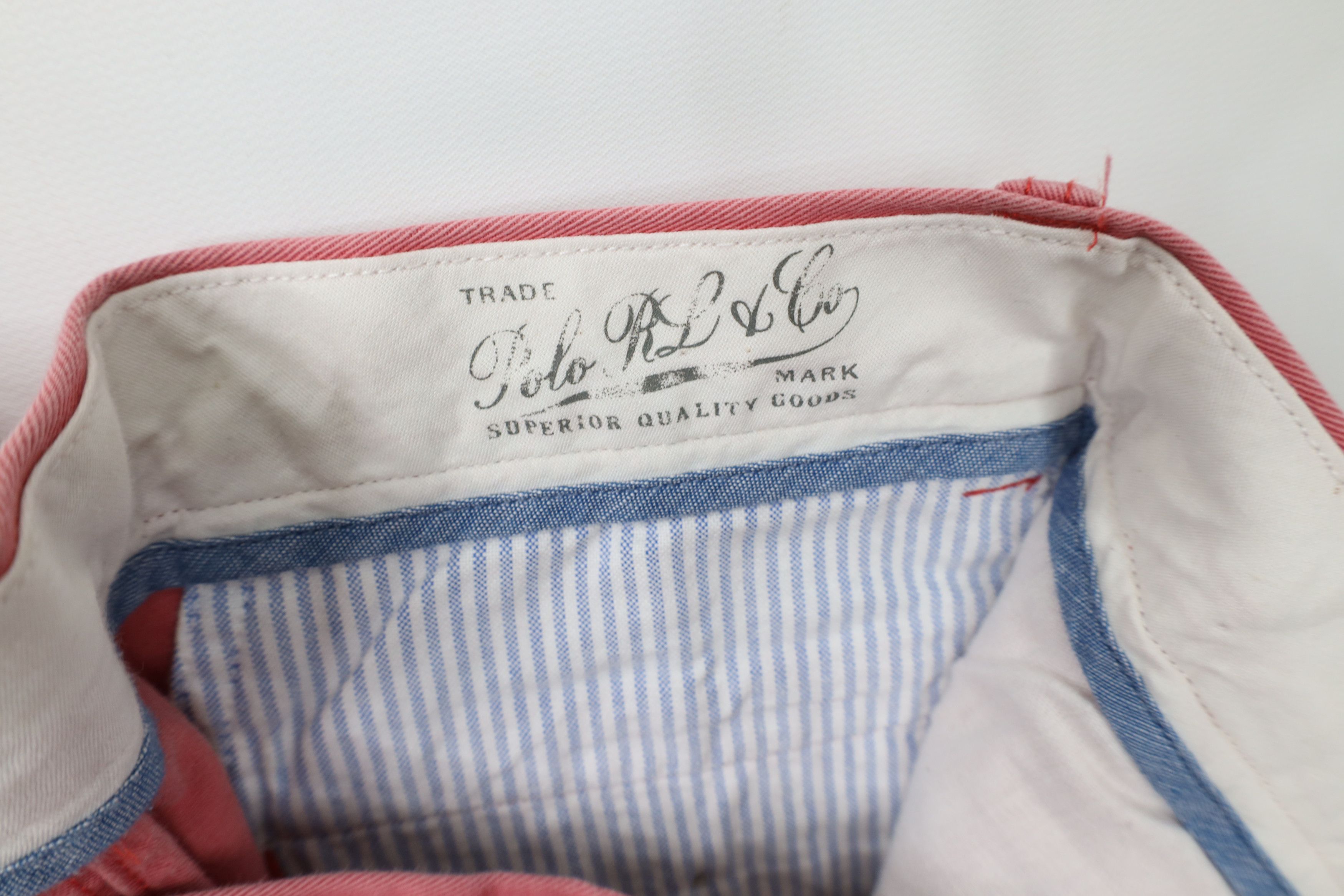 Ralph Lauren Vintage Ralph Lauren Stonewash Straight Leg Chino Pants Red Size US 33 - 7 Thumbnail