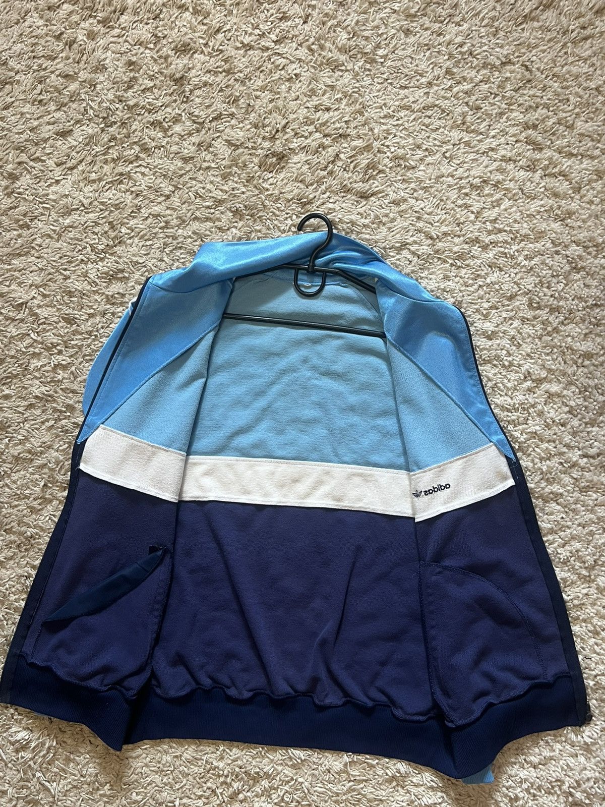Adidas Vintage 80s ADIDAS Jacket Vintage Retro zip track rare y2k Size US L / EU 52-54 / 3 - 3 Thumbnail