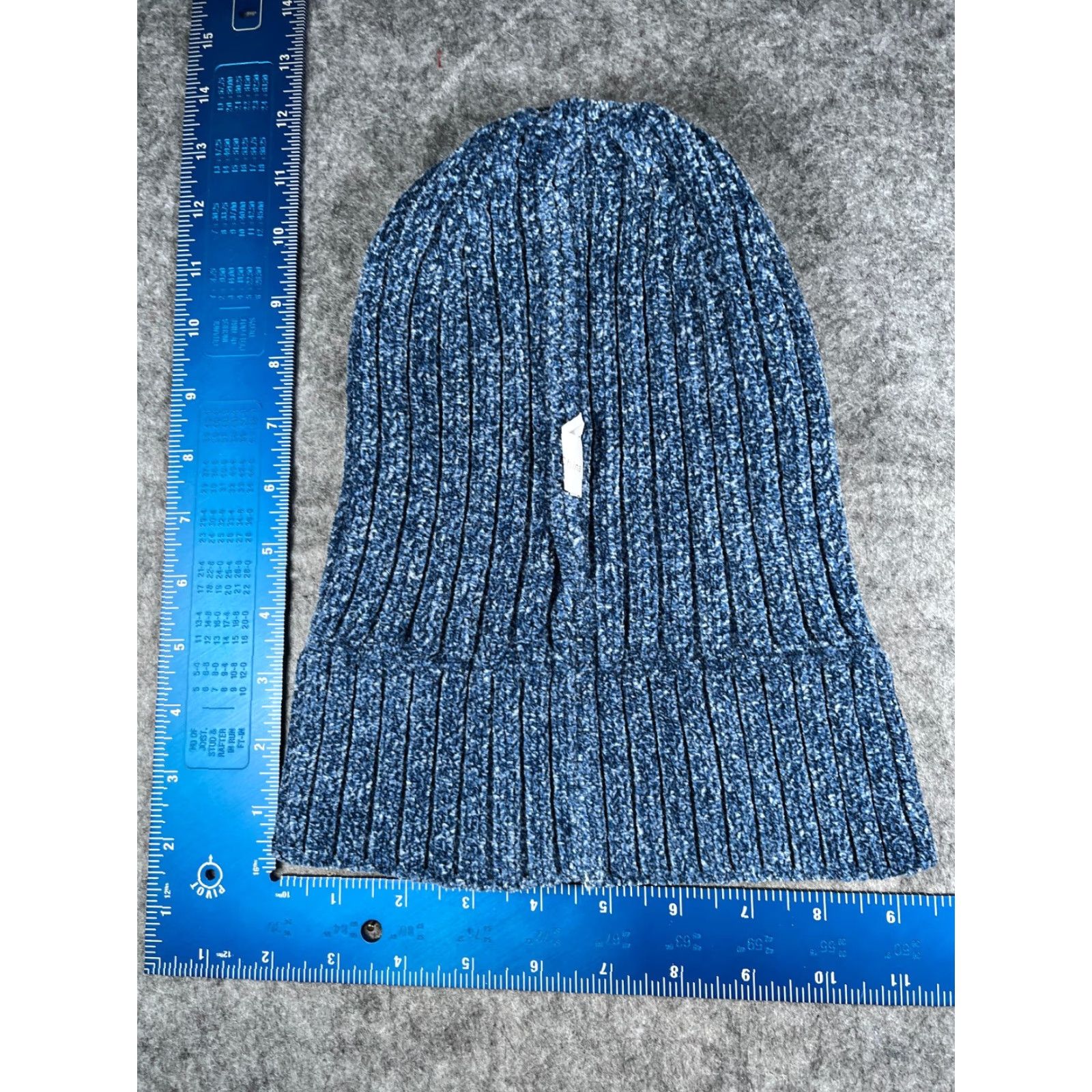 Vintage VINTAGE Beanie Toque Adult One Size Blue Knit 100% Polyester Soft Winter Ski Outdoor Size ONE SIZE - 7 Thumbnail