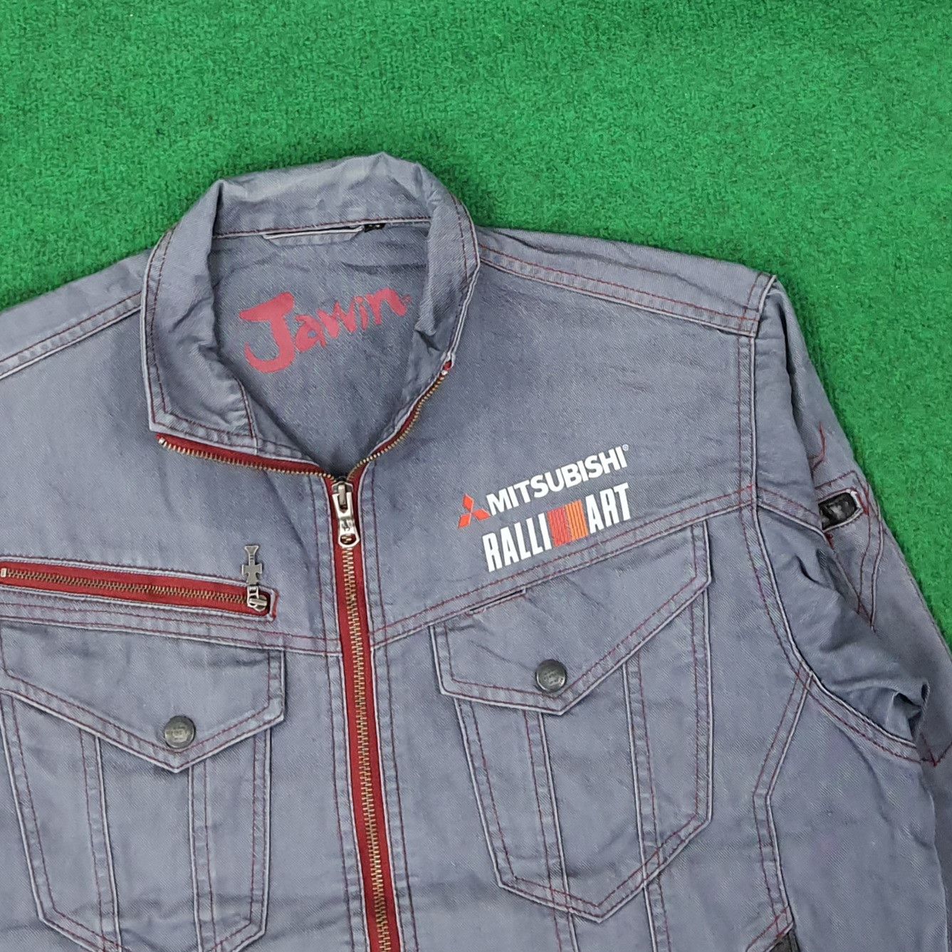 Japanese Brand Vintage Mitsubishi RalliArt Motorsports Racing Jacket C245N4 Size US M / EU 48-50 / 2 - 3 Thumbnail
