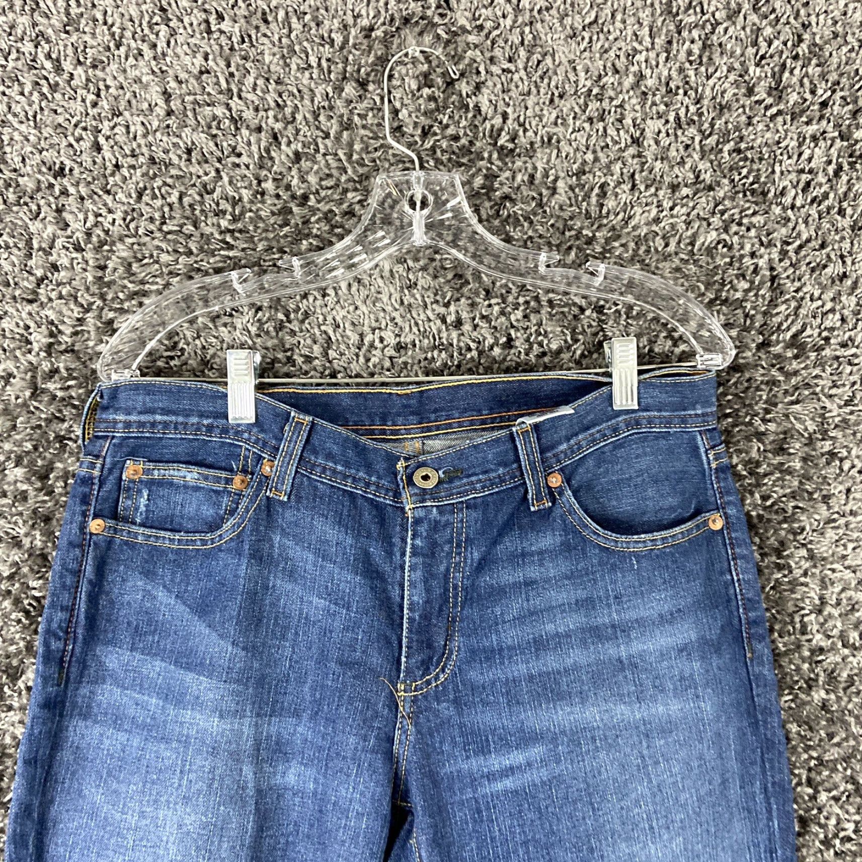 Polo Ralph Lauren Polo Ralph Lauren Kelly Jean Straight Stretch Blue Jeans Women’s 10 Regular Blue Size 32" / US 10 / IT 46 - 4 Thumbnail