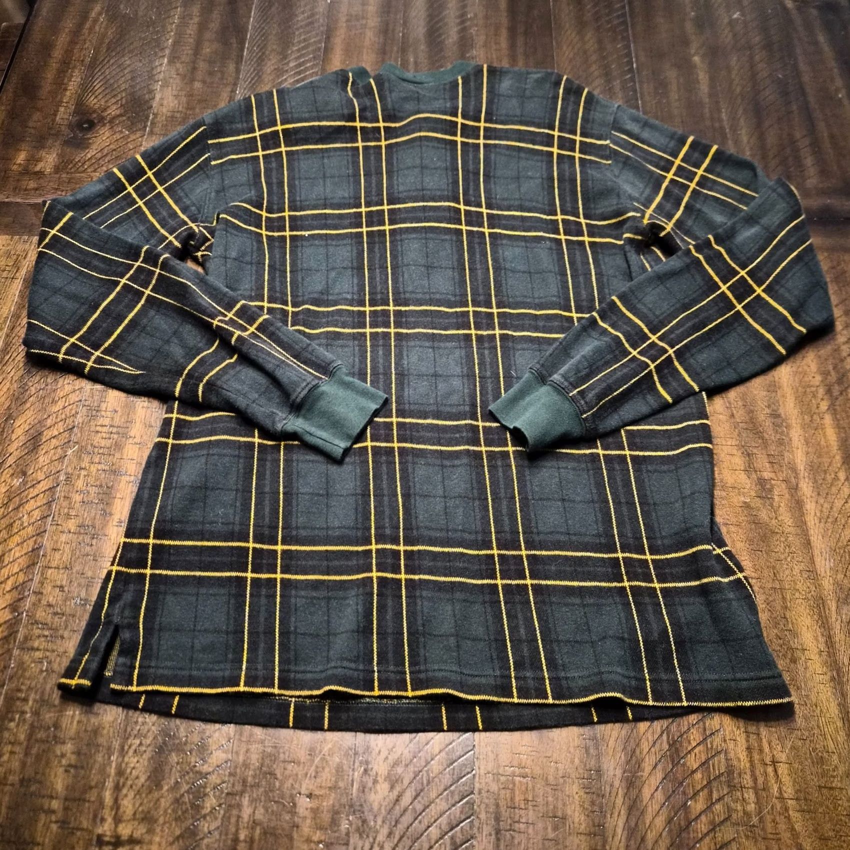 Polo Ralph Lauren VINTAGE Polo Ralph Lauren Mens Henley Tartan Plaid Size XL Long Sleeve 1990s Size US XL / EU 56 / 4 - 5 Thumbnail